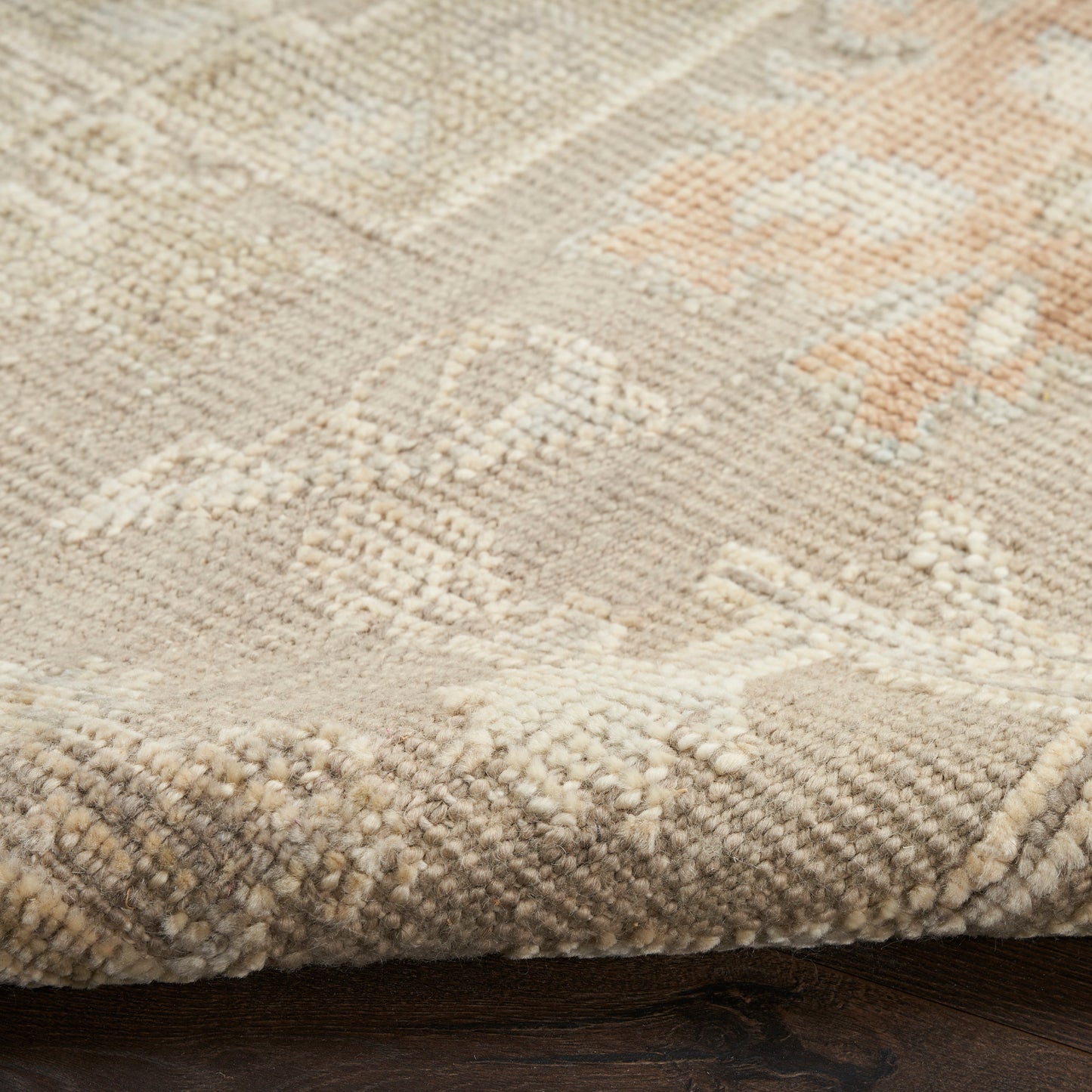 Nourison Whispers 9' x 12' Taupe Vintage Indoor Rug