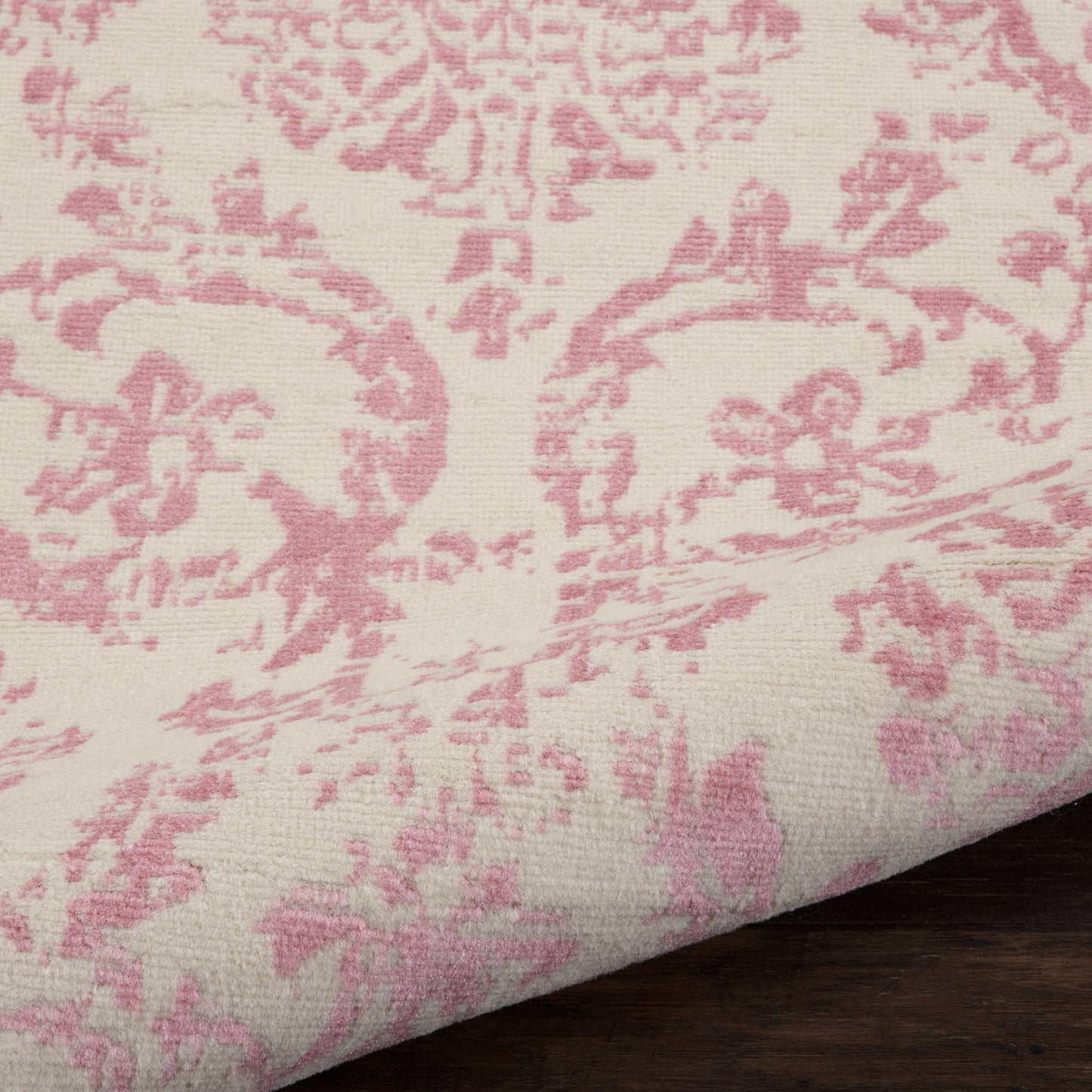 Nourison Jubilant 2' x 6' Ivory Pink Vintage Indoor Rug
