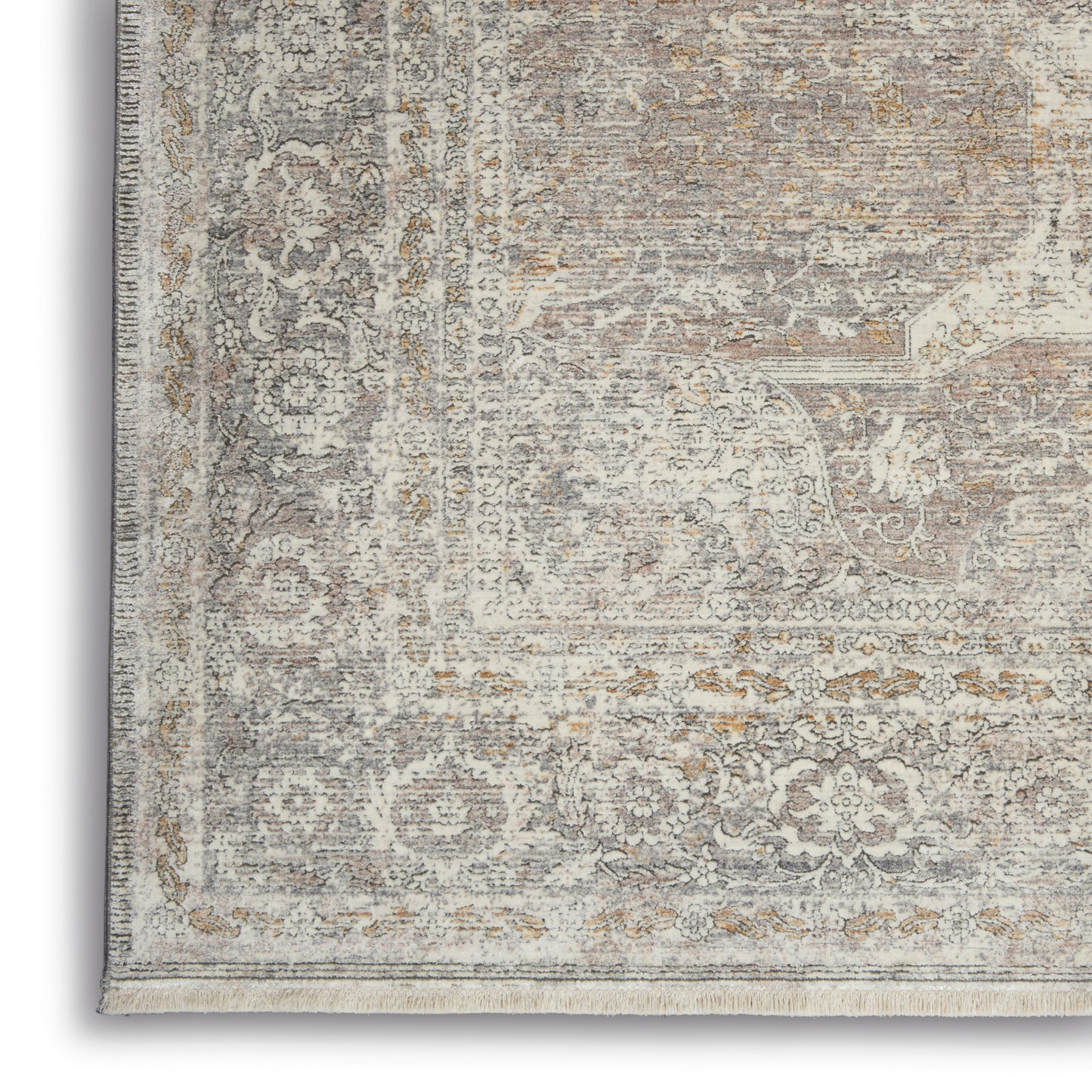 Nourison Starry Nights 9'10" x 12'6" Silver/Cream Vintage Indoor Rug
