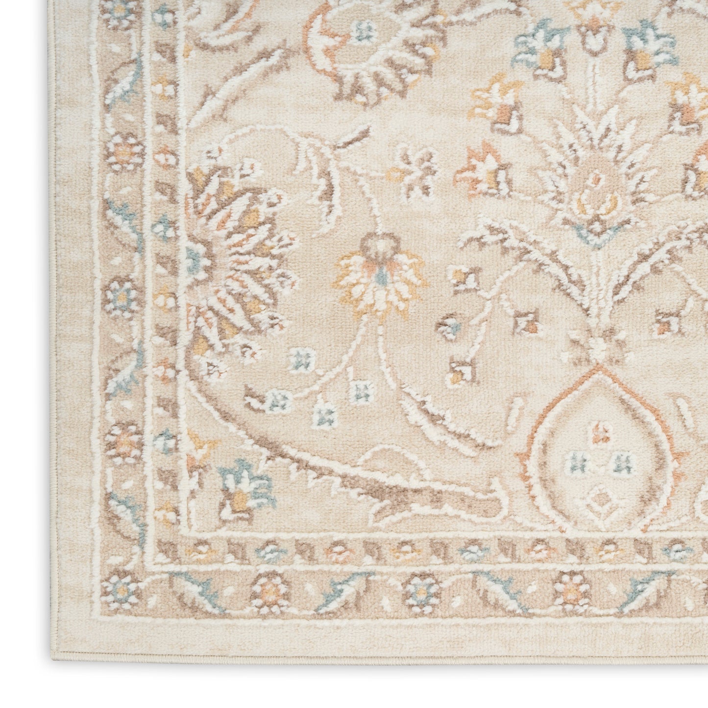 Nourison Isla 7'10" x 9'10" Ivory Vintage Indoor Rug