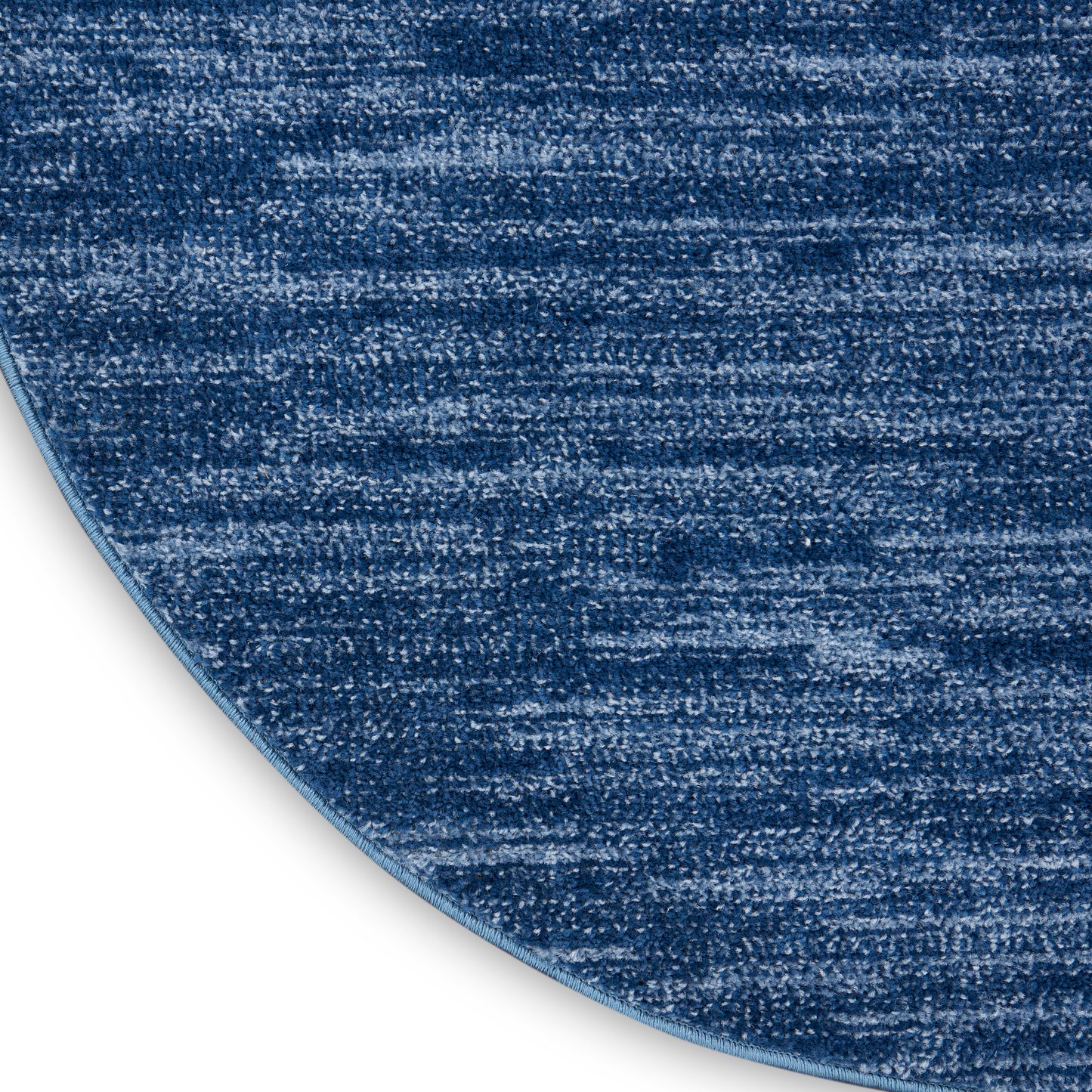 Nourison Nourison Essentials 10' x Round Navy Blue Outdoor Rug