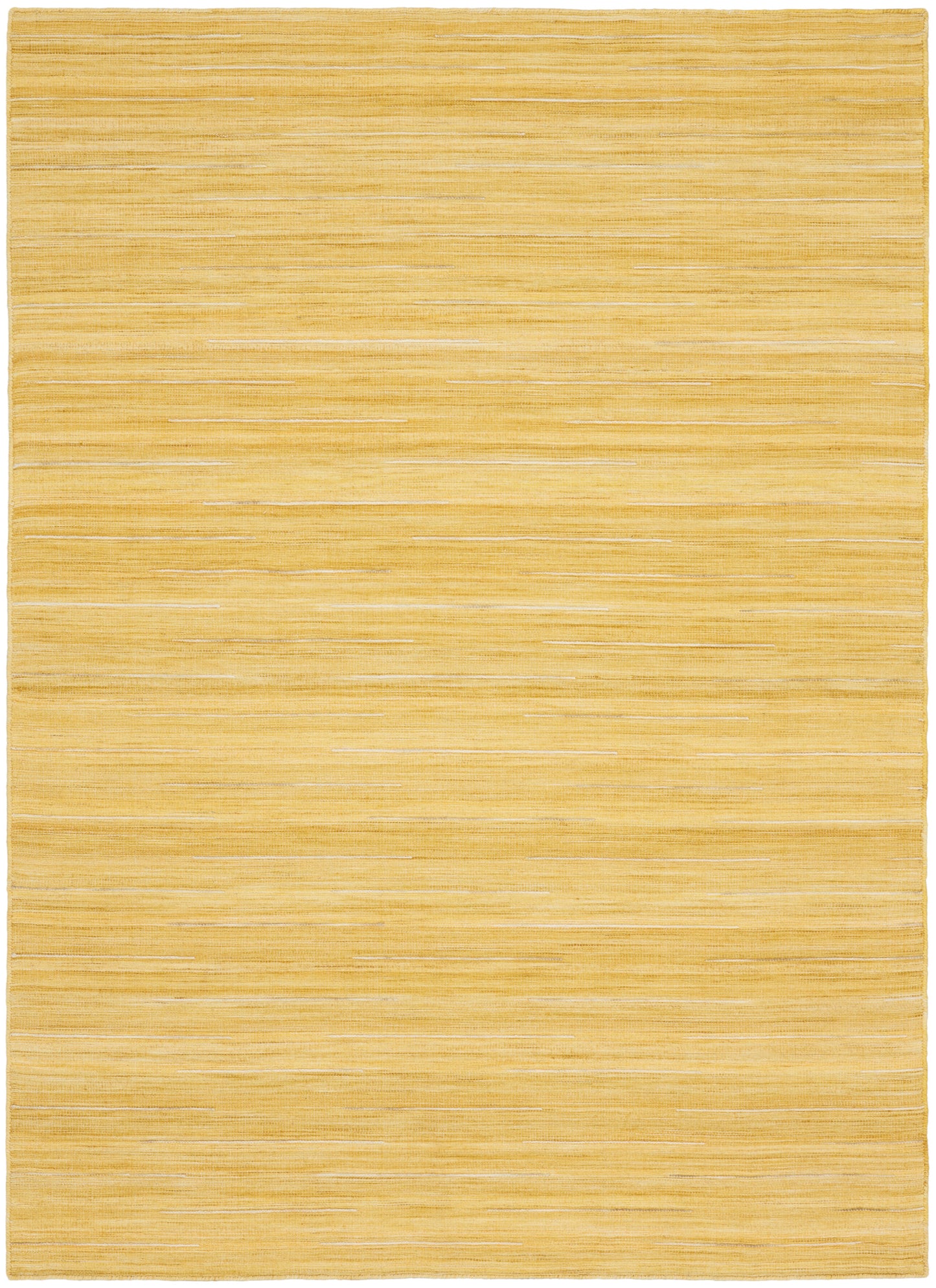 Nourison Interweave 5'3" x 7'3" Yellow Modern Indoor Rug