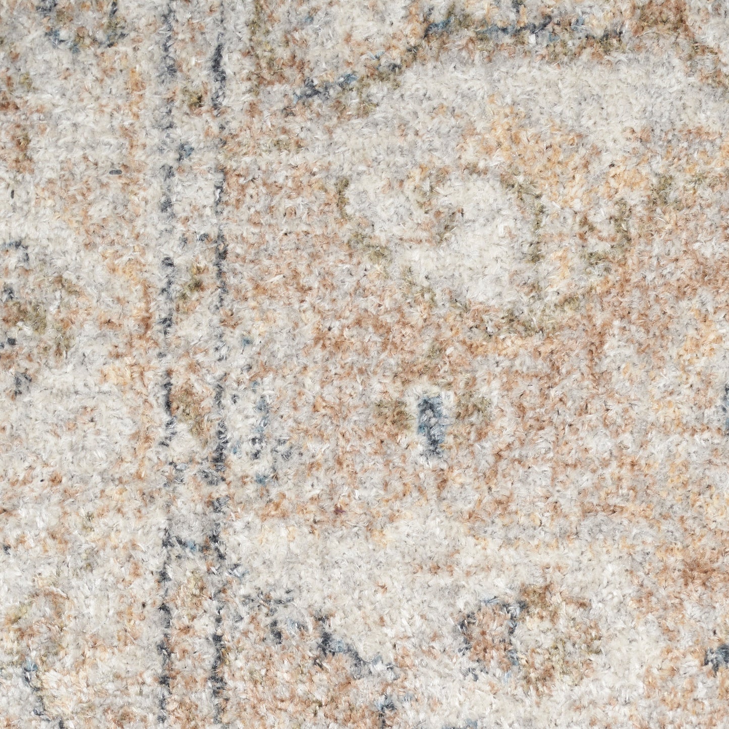 Nourison Astra Machine Washable 9' x 12' Beige Vintage Indoor Rug