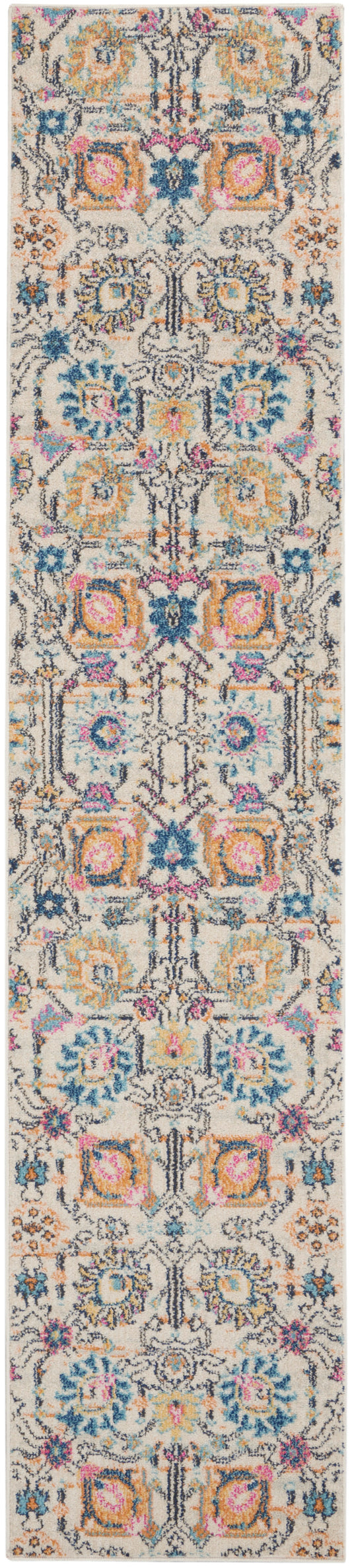 Nourison Passion 2'2" x 10' Ivory/Multi Bohemian Indoor Rug