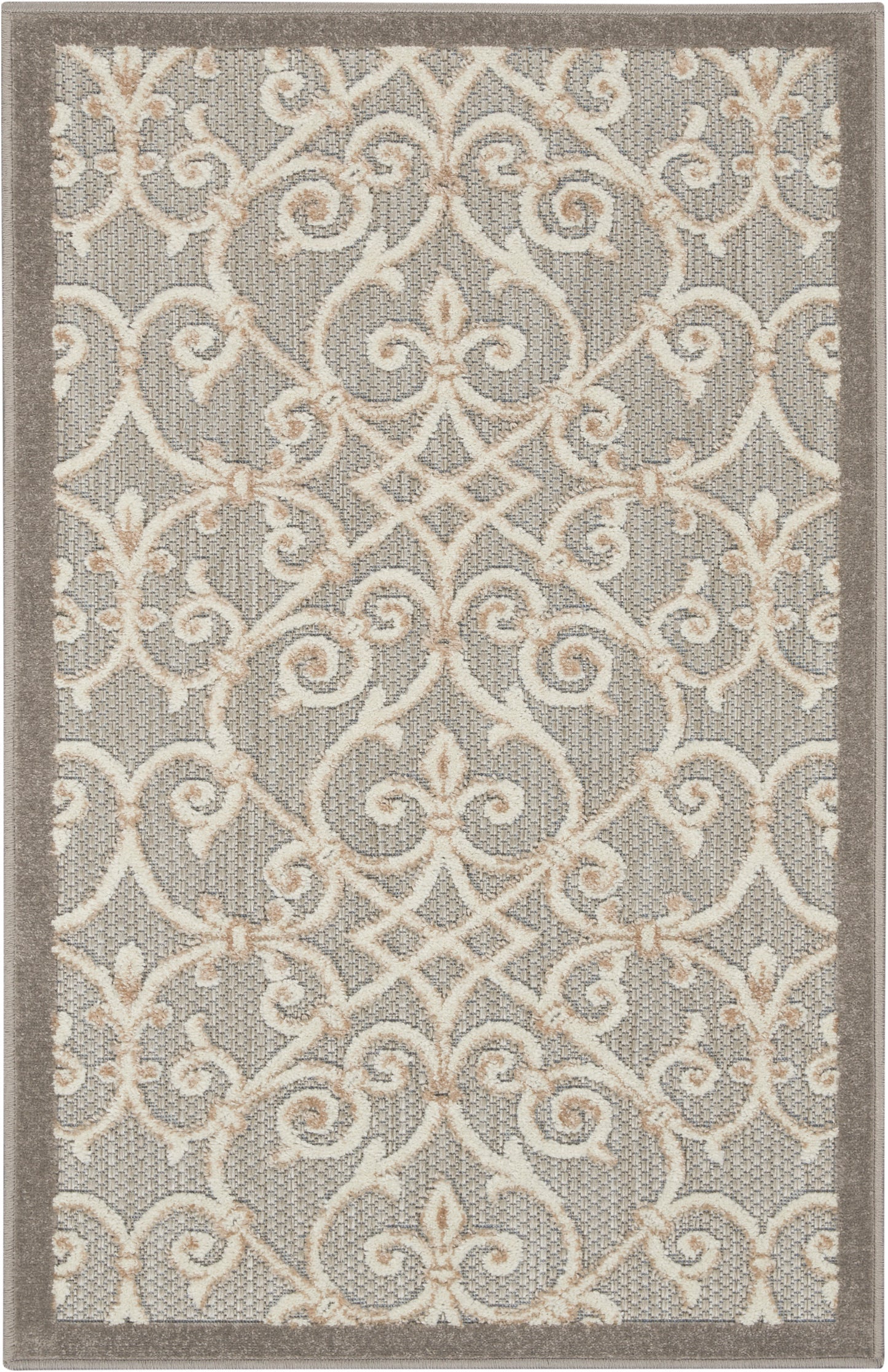 Nourison Aloha 2'8" x 4' Natural Contemporary Rug