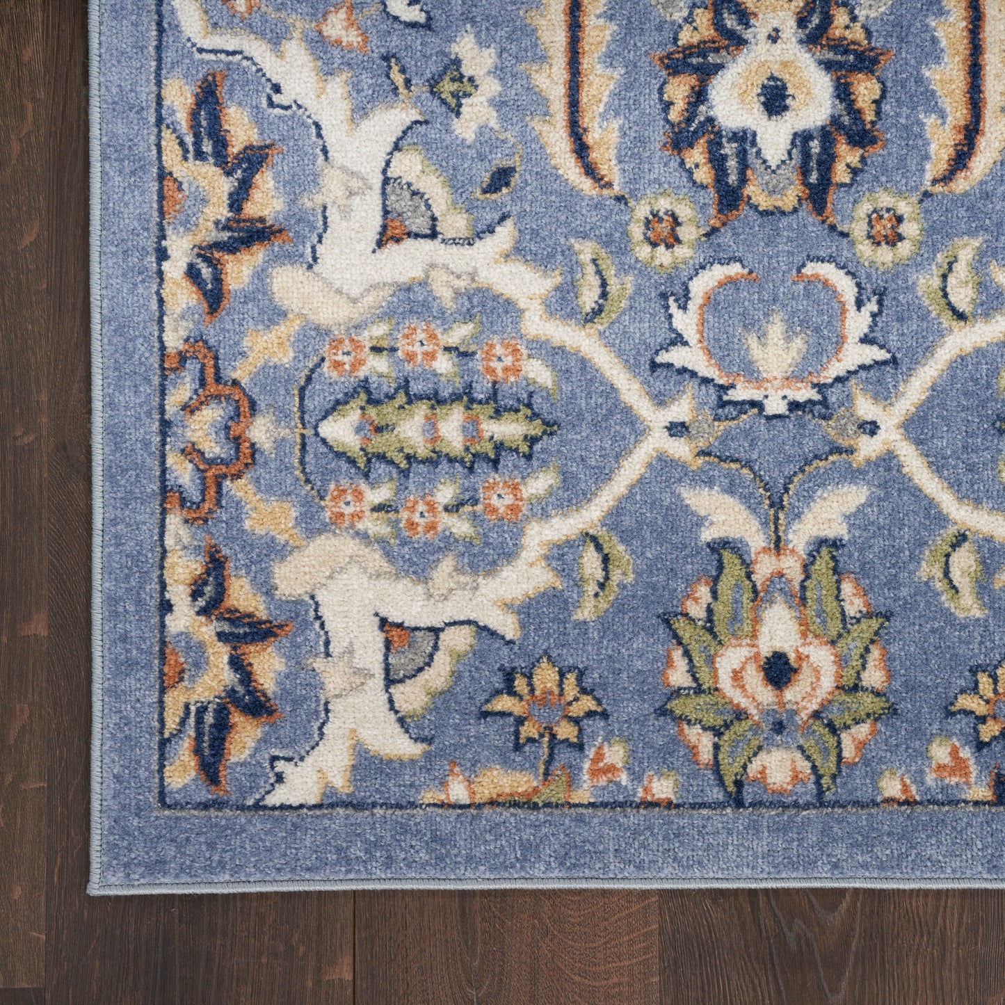 Nourison Allur 3' x 5' Light Blue Bohemian Indoor Rug