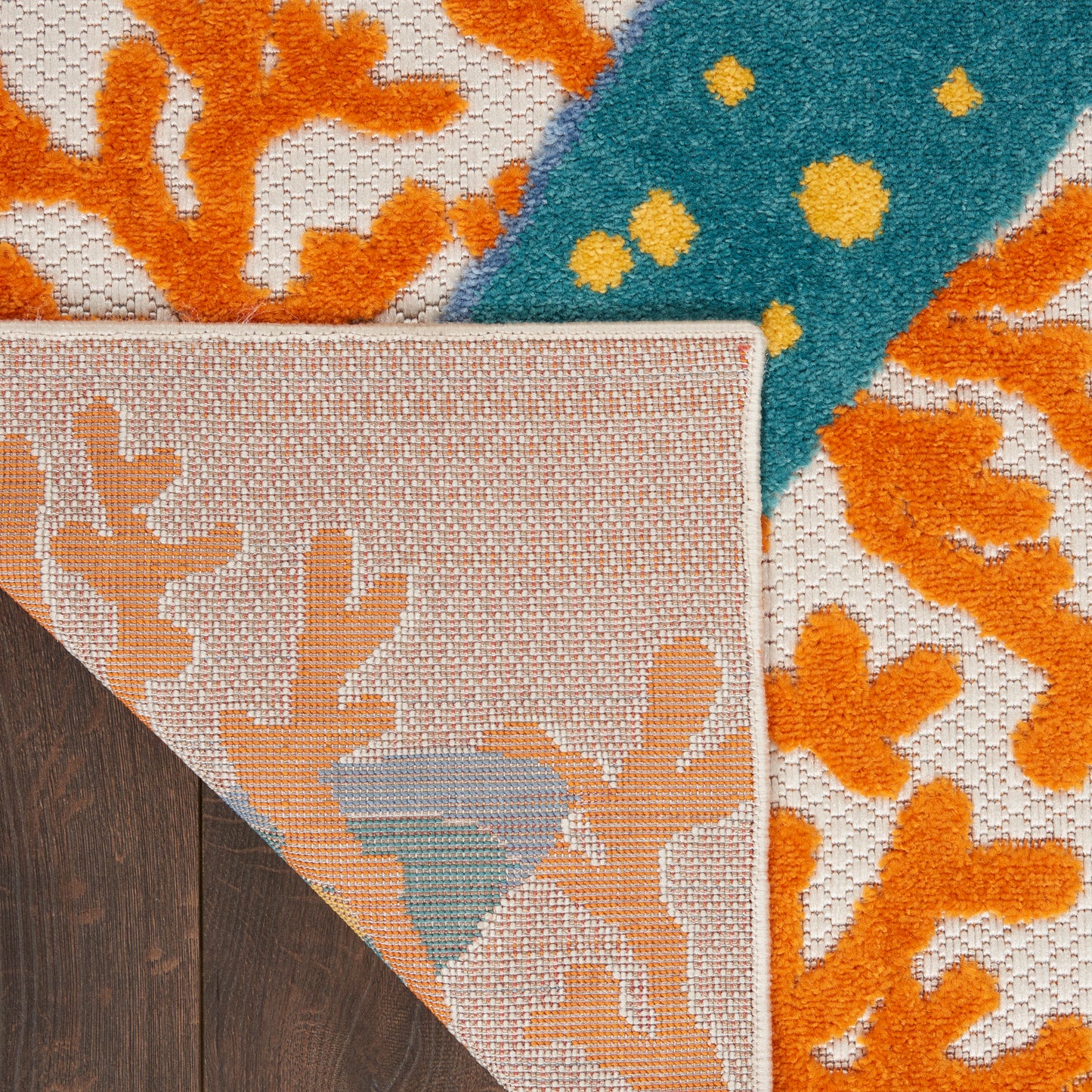 Nourison Aloha 7' x 10' Multicolor Coastal, Nautical & Beach Rug