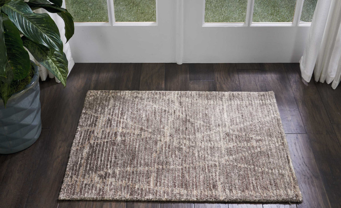 Nourison Ellora 2' x 3' Sand Scandinavian Indoor Rug