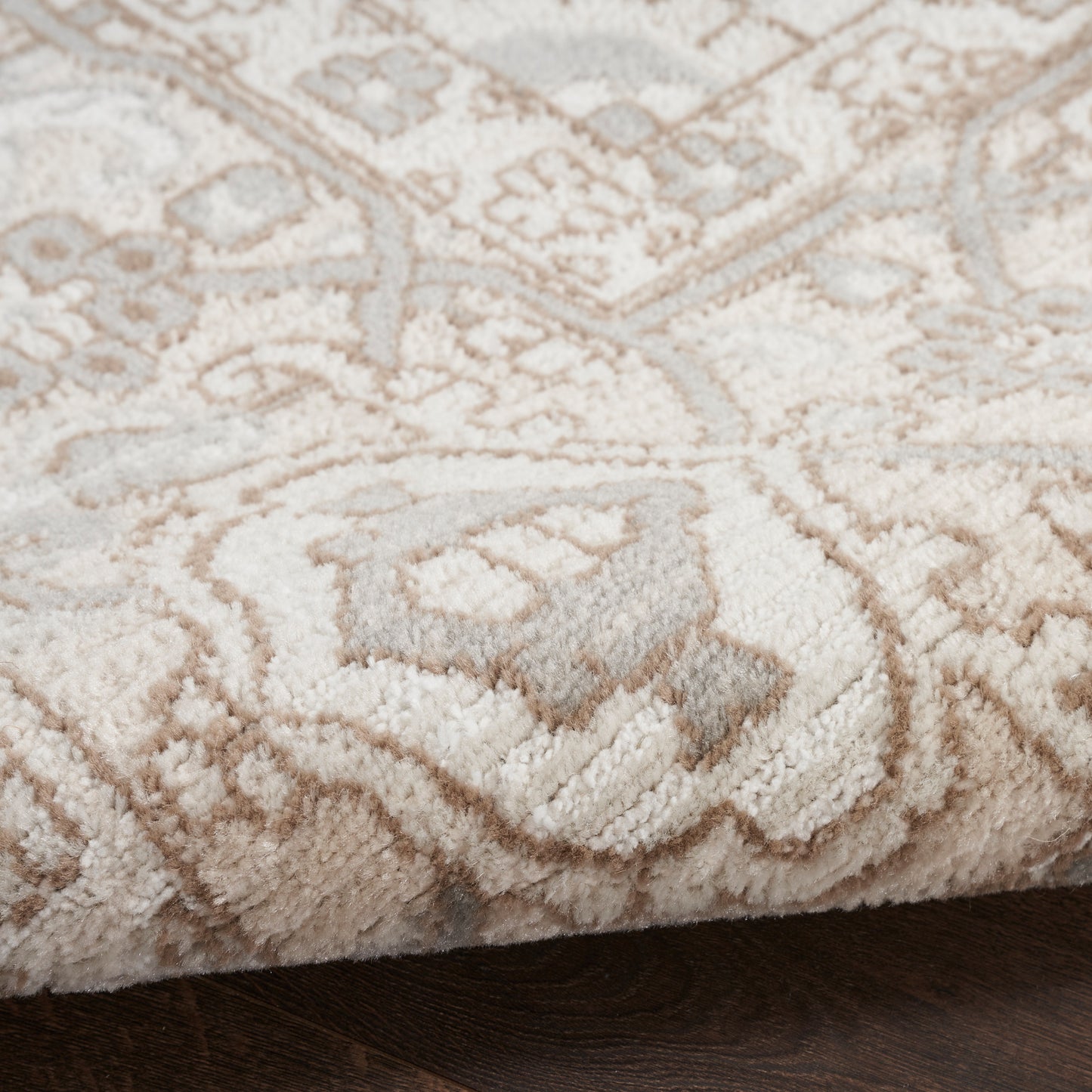 Nourison Quarry 7'10" x 9'10" Beige Vintage Indoor Rug
