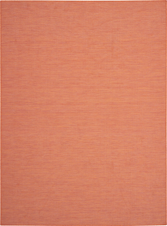 Nourison Positano 7' x 10' Terracotta Modern Rug