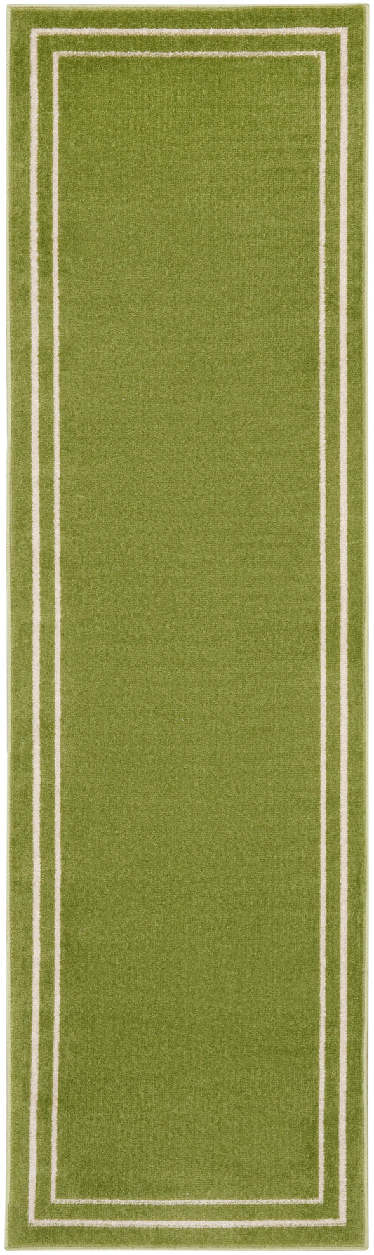 Nourison Nourison Essentials 2'2" x 7'6" Green Ivory Contemporary Rug
