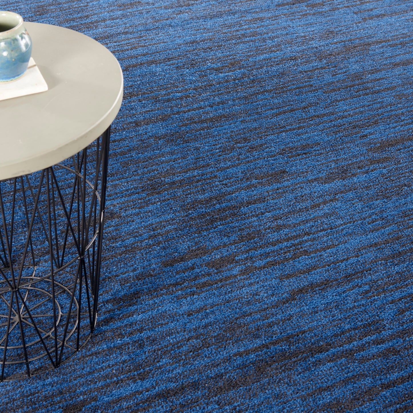 Nourison Nourison Essentials 5' x Square Midnight Blue Outdoor Rug