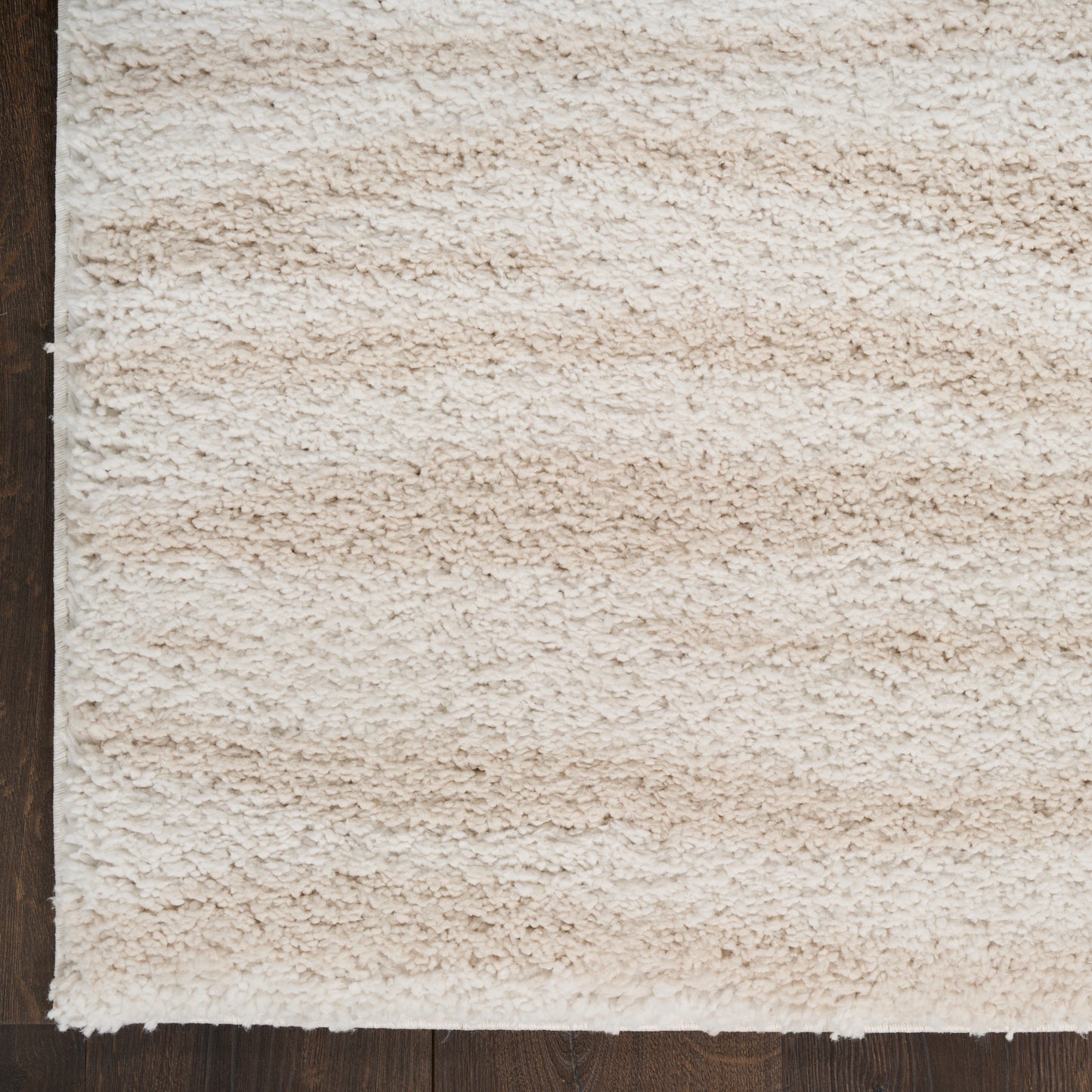 Nourison Modern Shag 7'10" x 9'10" Ivory Beige Modern Indoor Rug