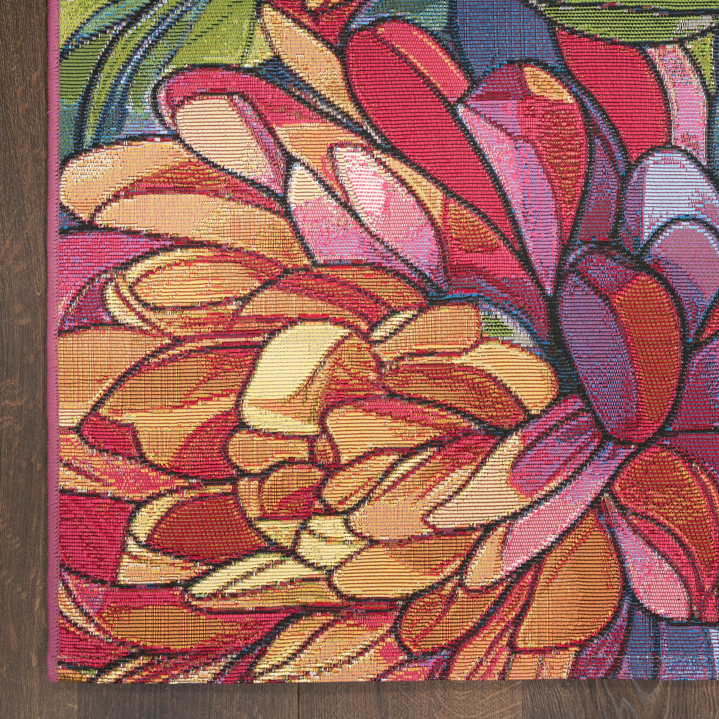 Nourison Color Splash 4' x 6' Multicolor Outdoor Rug