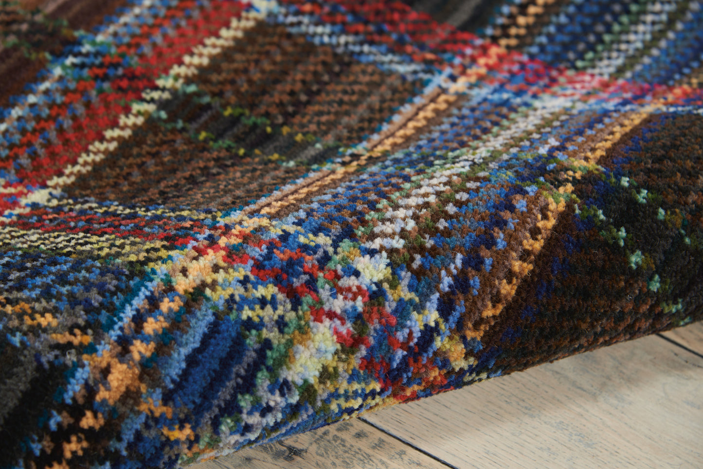 Portfolio Portfolio Scot Meacham Wood 8' x 10' Blue/Charcoal Indoor Rug