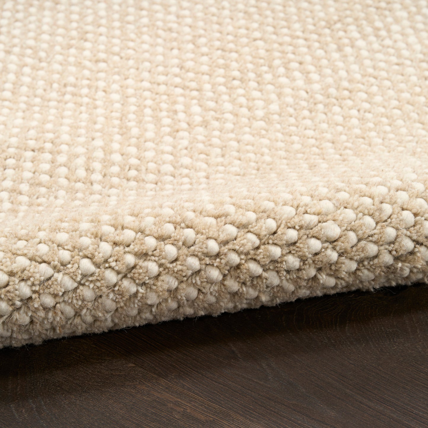 DKNY Pure Rows 9'9" x 13'9" Ivory Taupe Farmhouse Indoor Rug