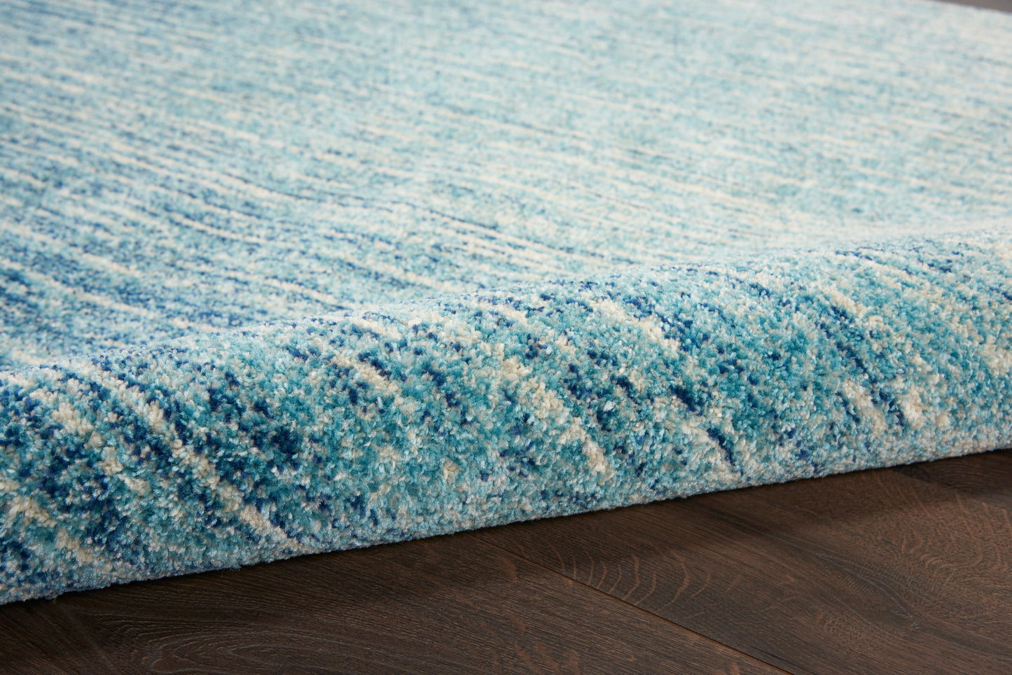 Nourison Passion 2'2" x 7'6" Navy/Light Blue Modern Indoor Rug