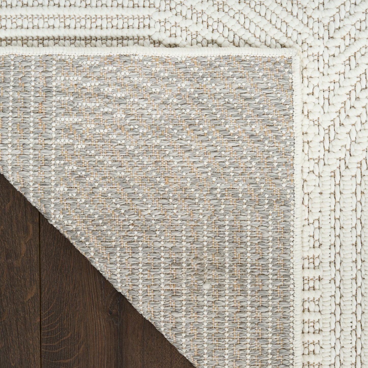 Nourison Natural Texture 7'10" x 9'10" Ivory Modern Indoor Rug