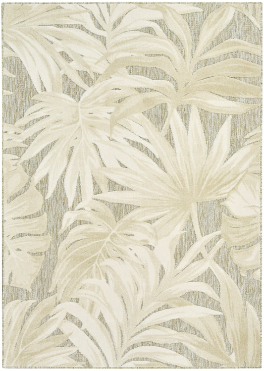Nourison Aloha 5'3" x 7'5" Ivory Sage Modern Rug