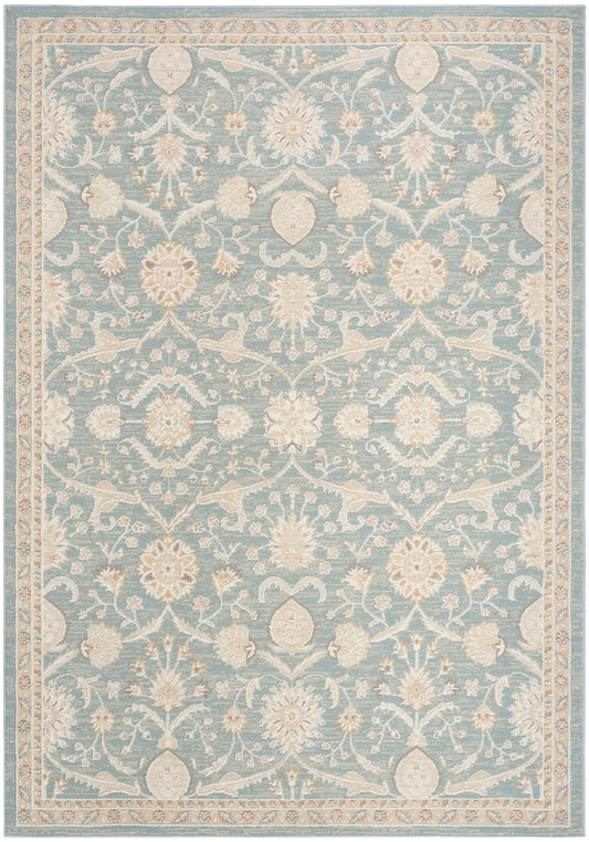 Nourison Isla 5'3" x 7' Blue Vintage Indoor Rug