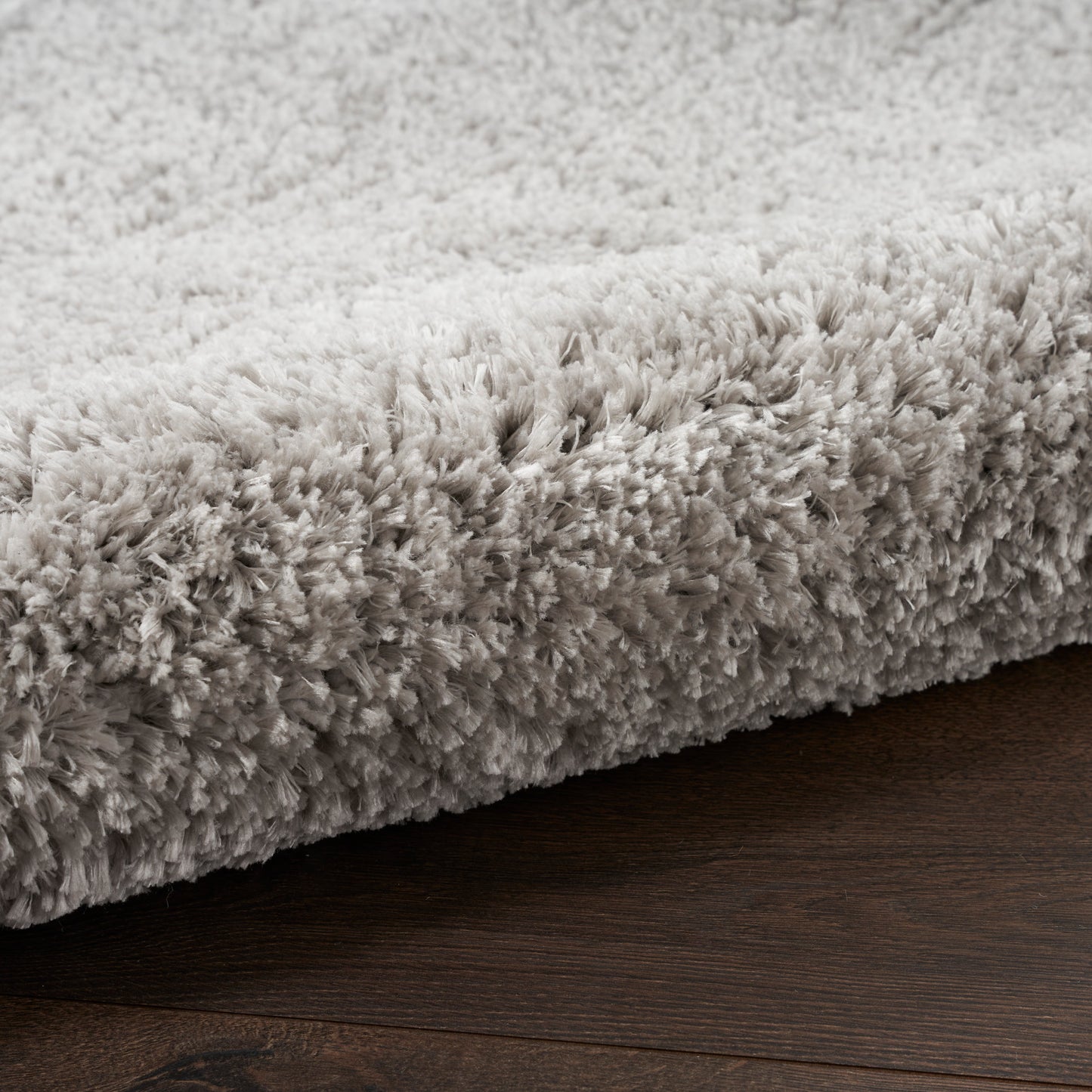 Nourison Dreamy Shag 5'3" x 7'3" Silver Shag Indoor Rug