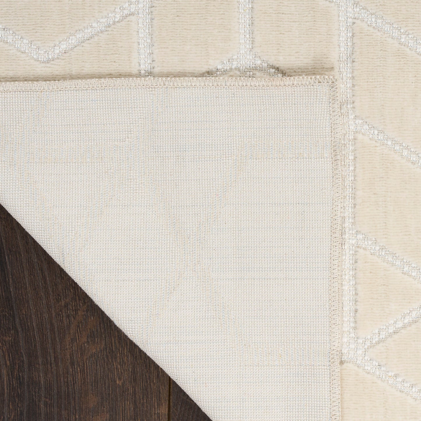 Nourison Washable Charm 5' x 7' Ivory Modern Indoor Rug