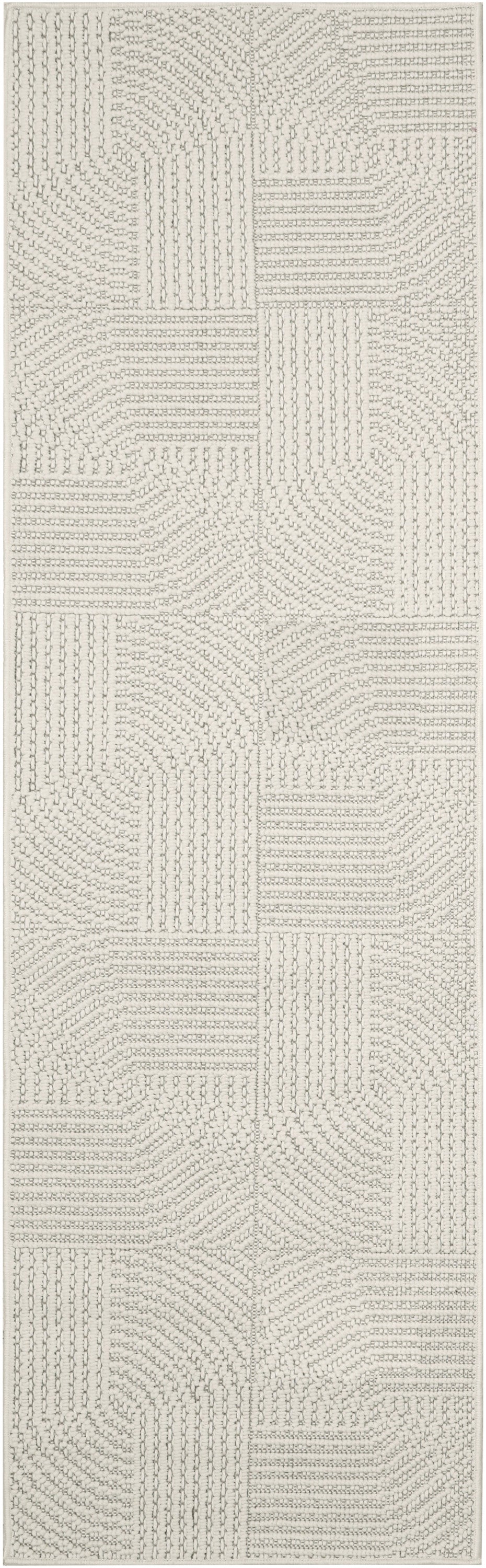 Nourison Natural Texture 2'3" x 7'6" Ivory Modern Indoor Rug