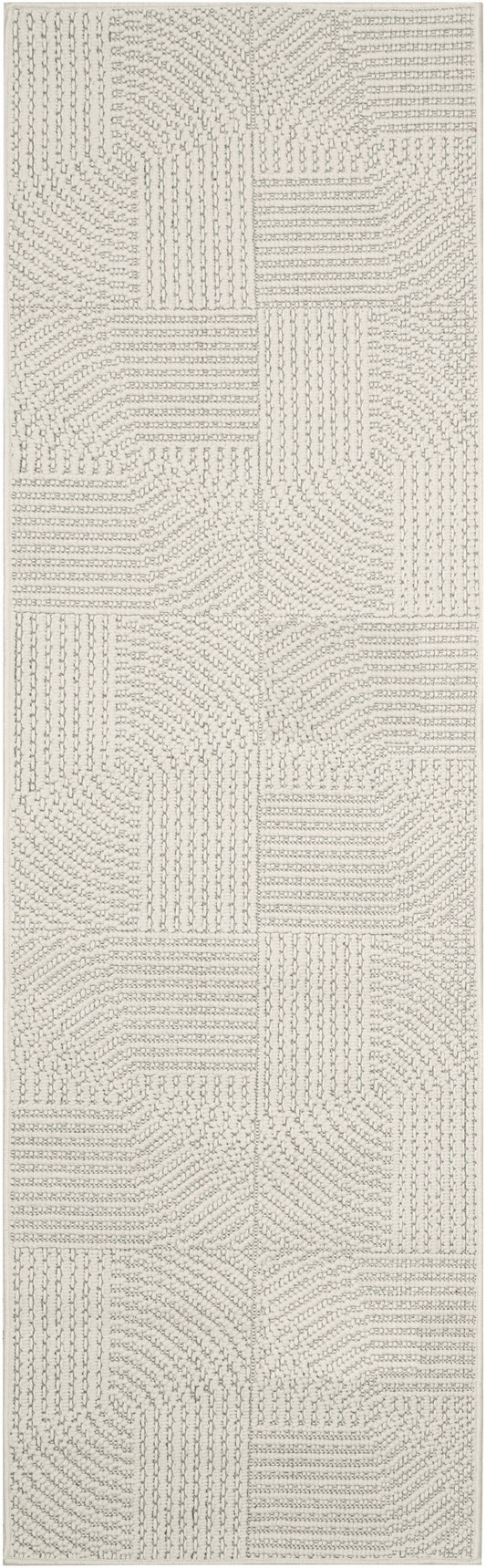 Nourison Natural Texture 2'3" x 7'6" Ivory Modern Indoor Rug
