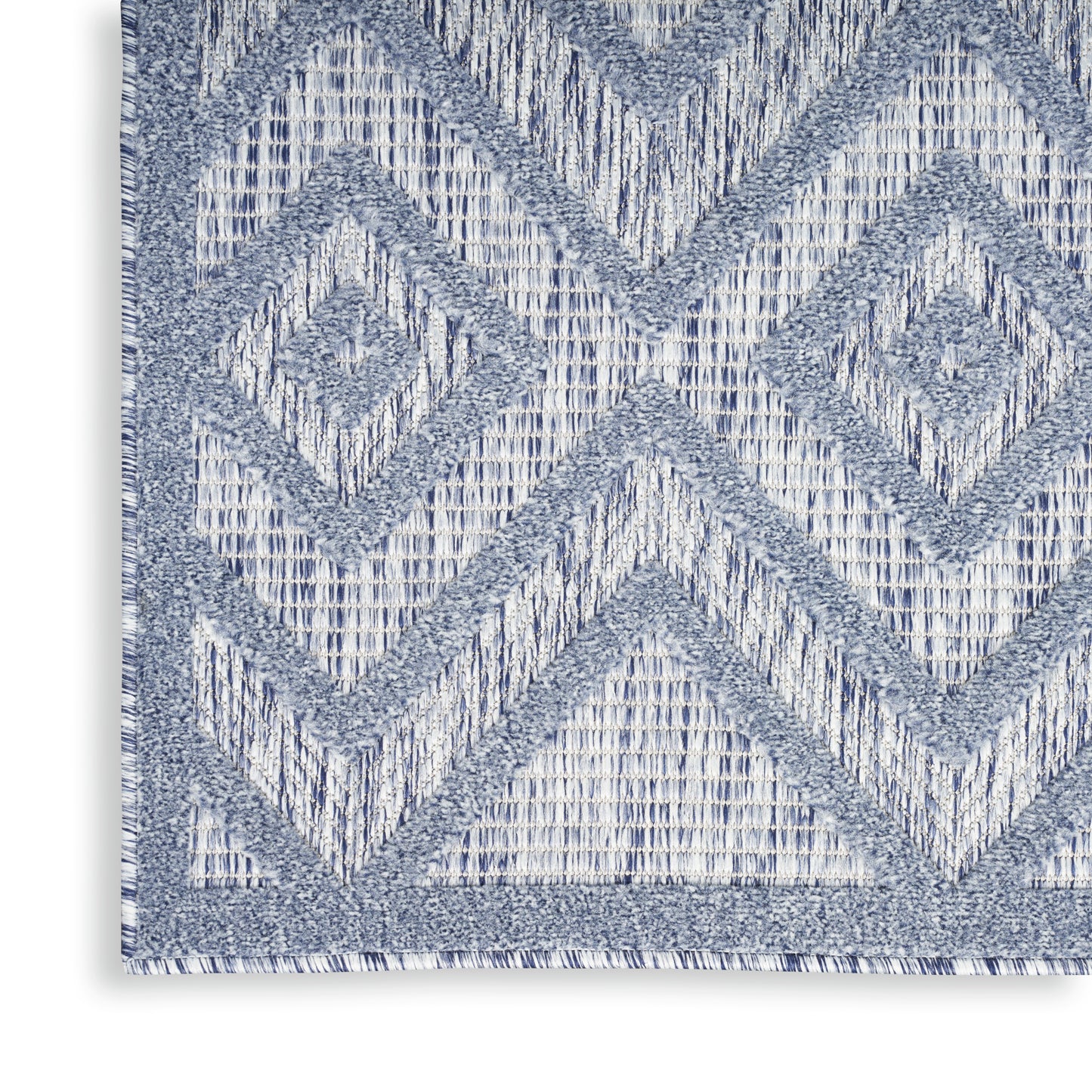 Nourison Versatile 7' x 10' Denim Blue Modern Rug