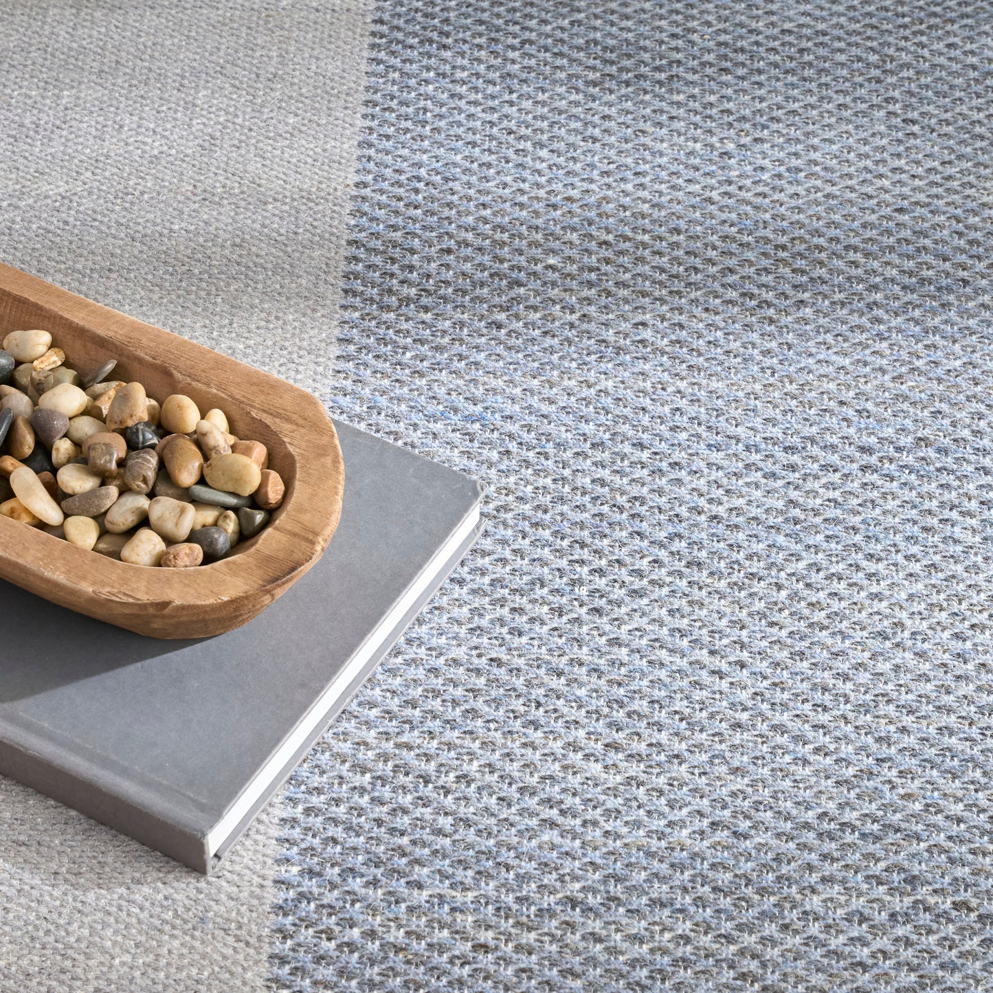 Nourison Copenhagen 5' x 7' Ivory Blue Mid-Century Modern Indoor Rug
