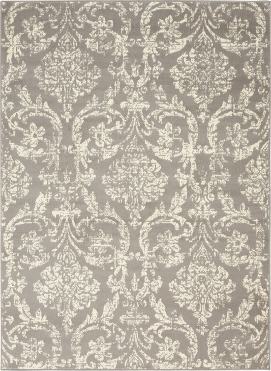 Nourison Jubilant 4' x 6' Grey Vintage Indoor Rug