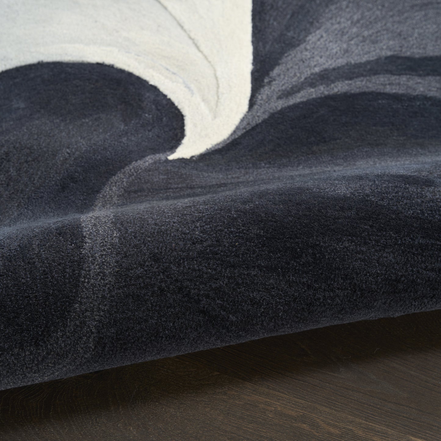 Nourison Prismatic 3'9" x 5'9" Ivory Black Modern Indoor Rug