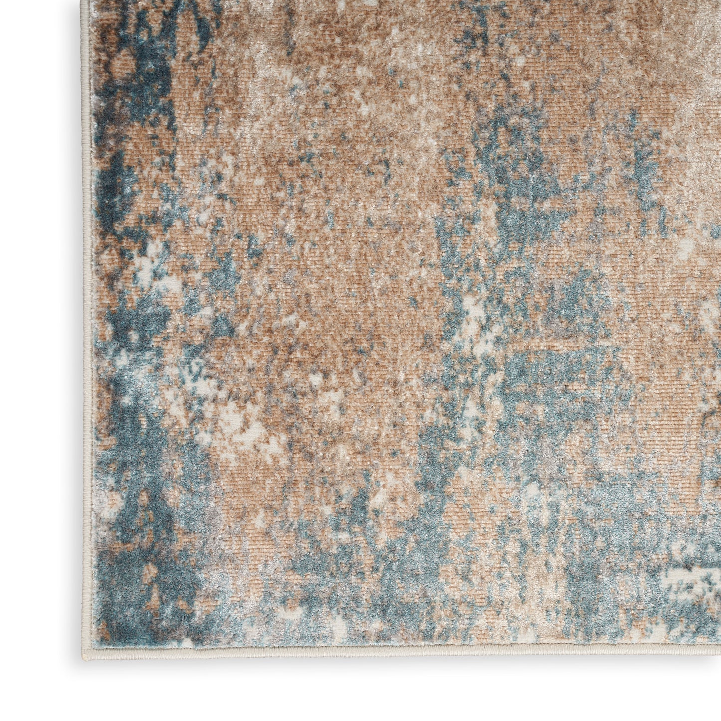 Nourison Glitz 3'11" x 5'11" Taupe/Multi Modern Indoor Rug