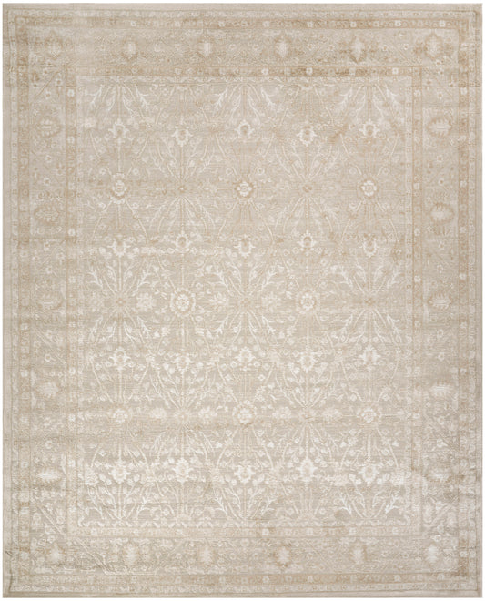 Nourison Dekor 7'10" x 9'10" Cream Beige Vintage Indoor Rug