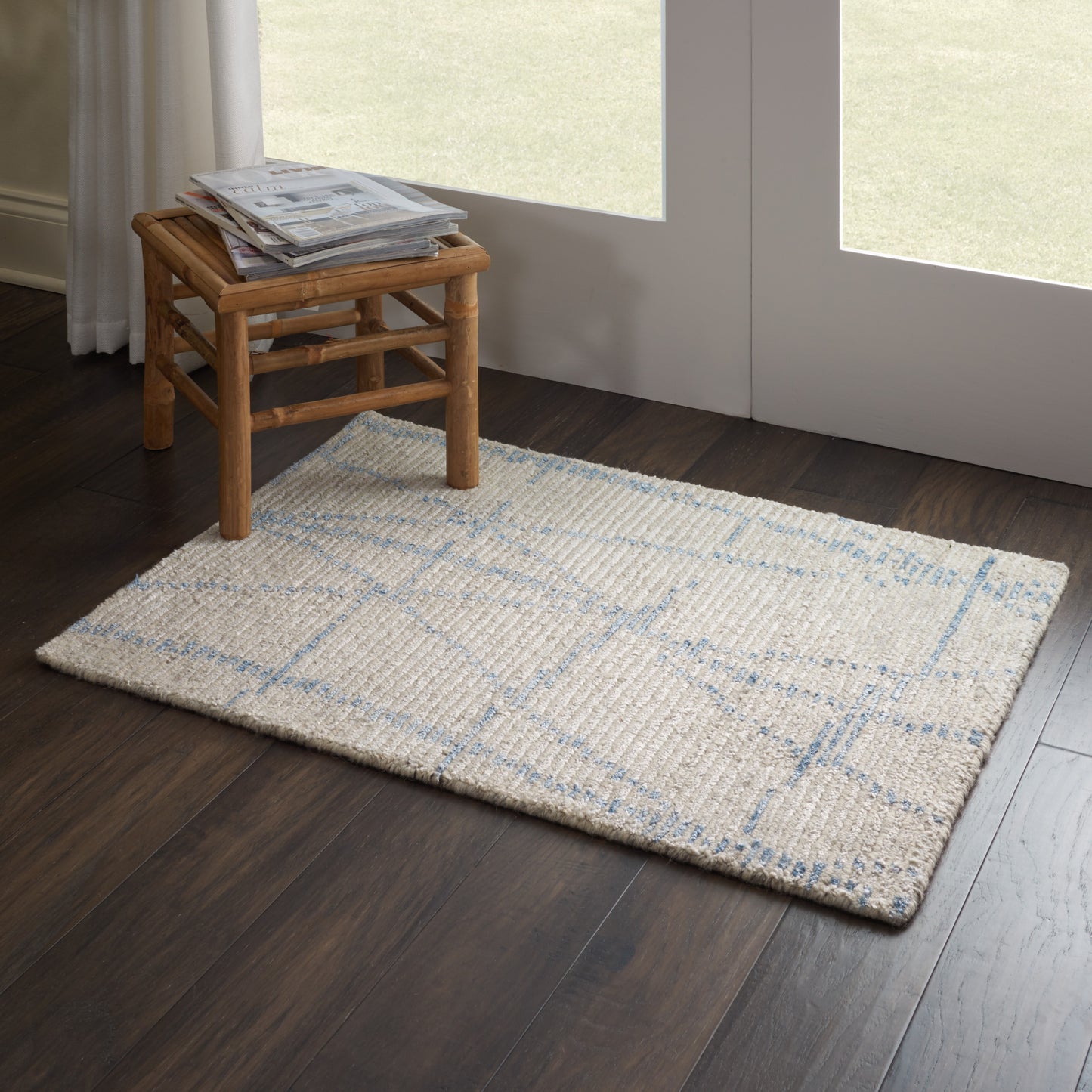 Nourison Ellora 2' x 3' Sky Scandinavian Indoor Rug