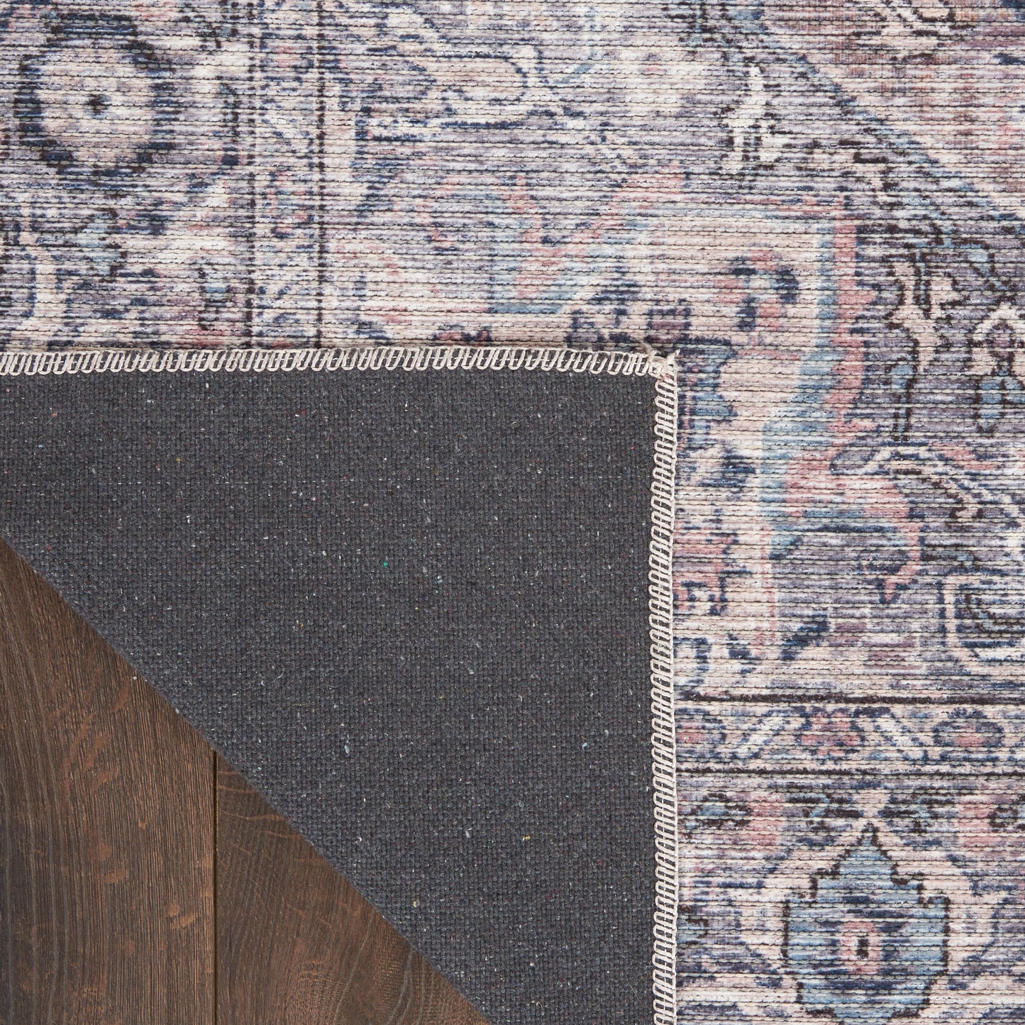 Nourison New Concept Washables 2' x 3'9" Grey Vintage Indoor Rug