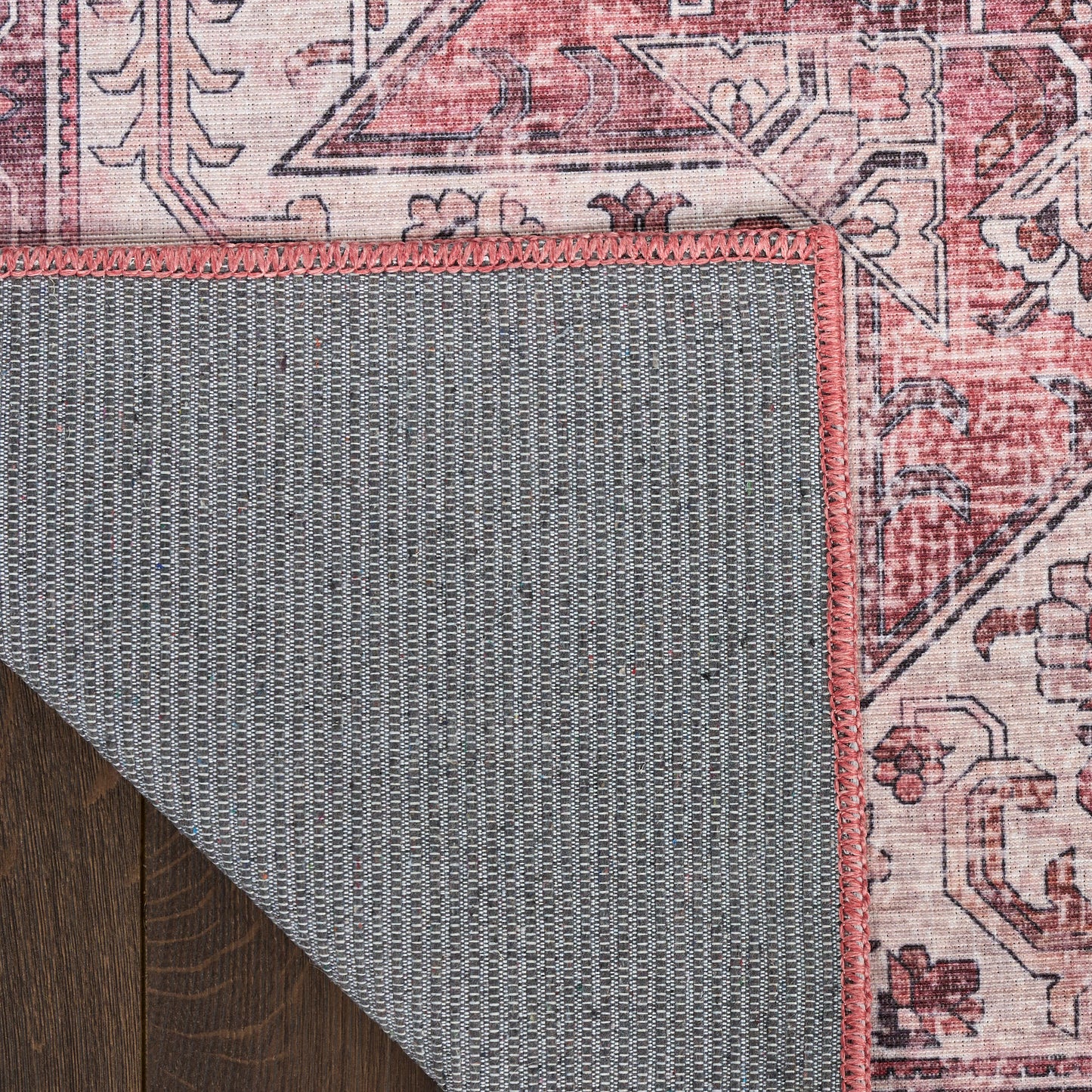 Nourison Nourison Washables 9'2" x 12' Red Vintage Indoor Rug