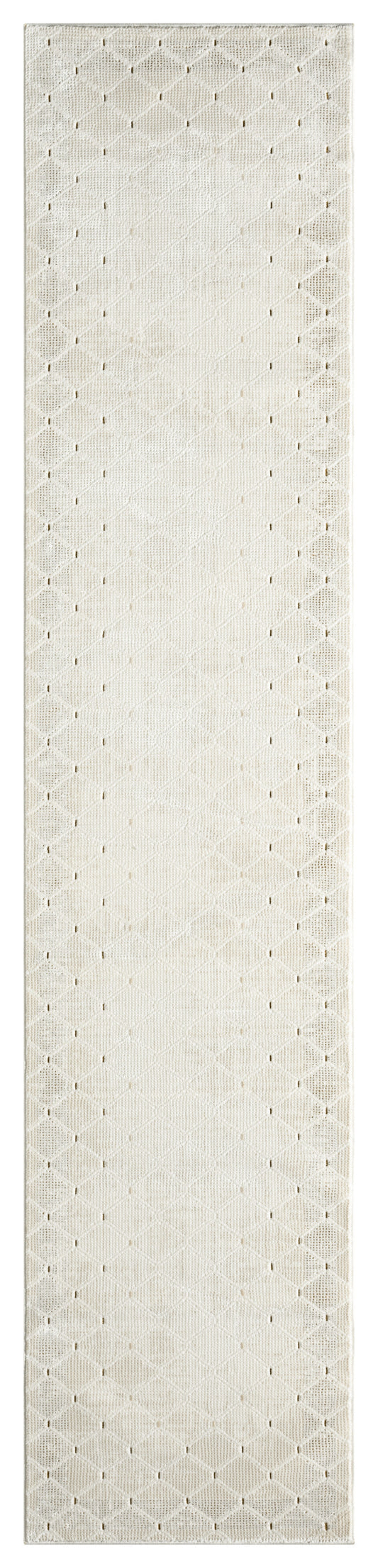 DKNY Grand Street 2'2" x 10' Ivory Modern Indoor Rug