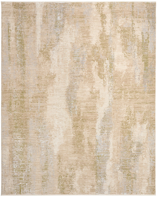 Calvin Klein CK089 Drift 9' x 12' Beige Sage Modern Indoor Rug