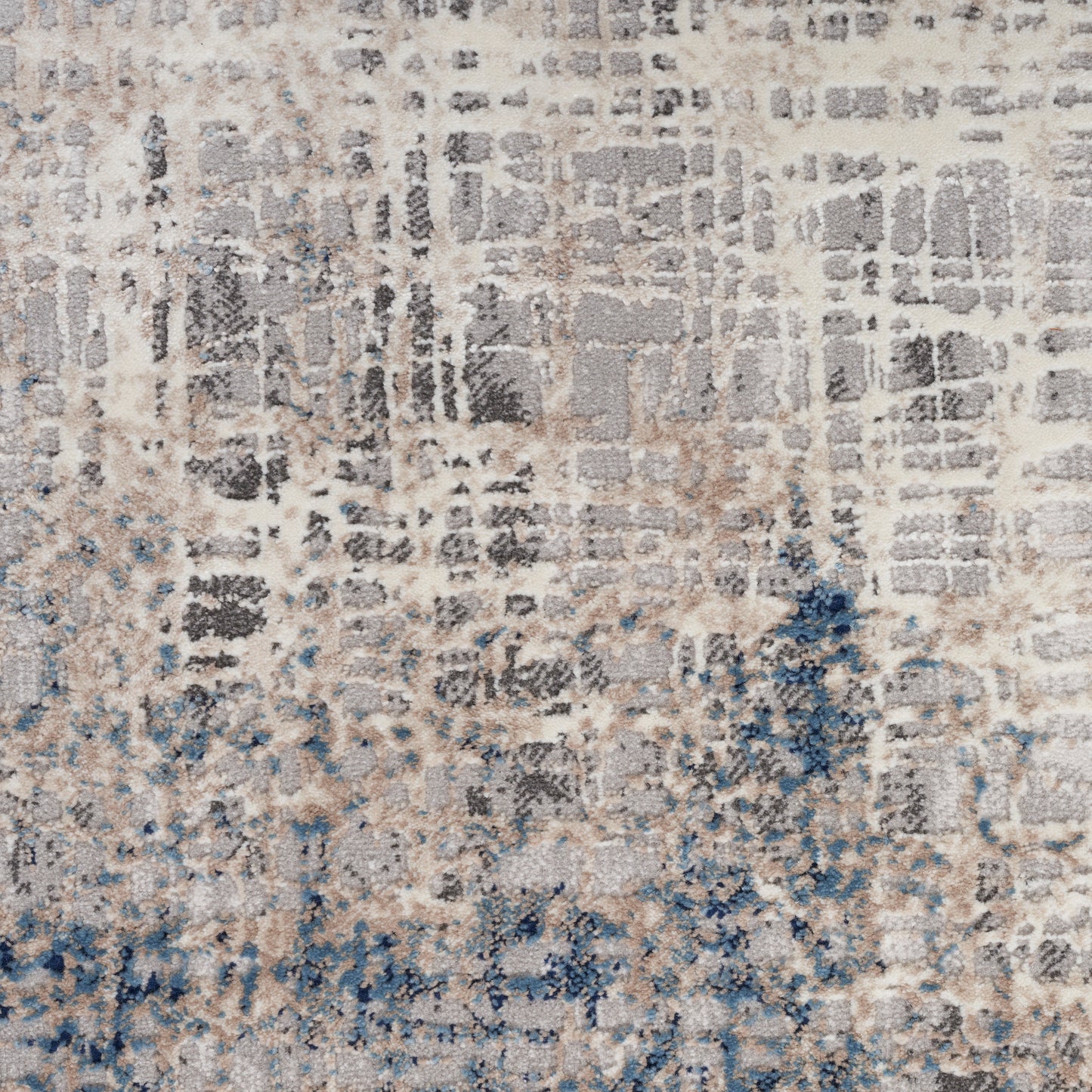 Calvin Klein CK022 Infinity 7'10" x 9'10" Blue Multicolor Modern Indoor Rug