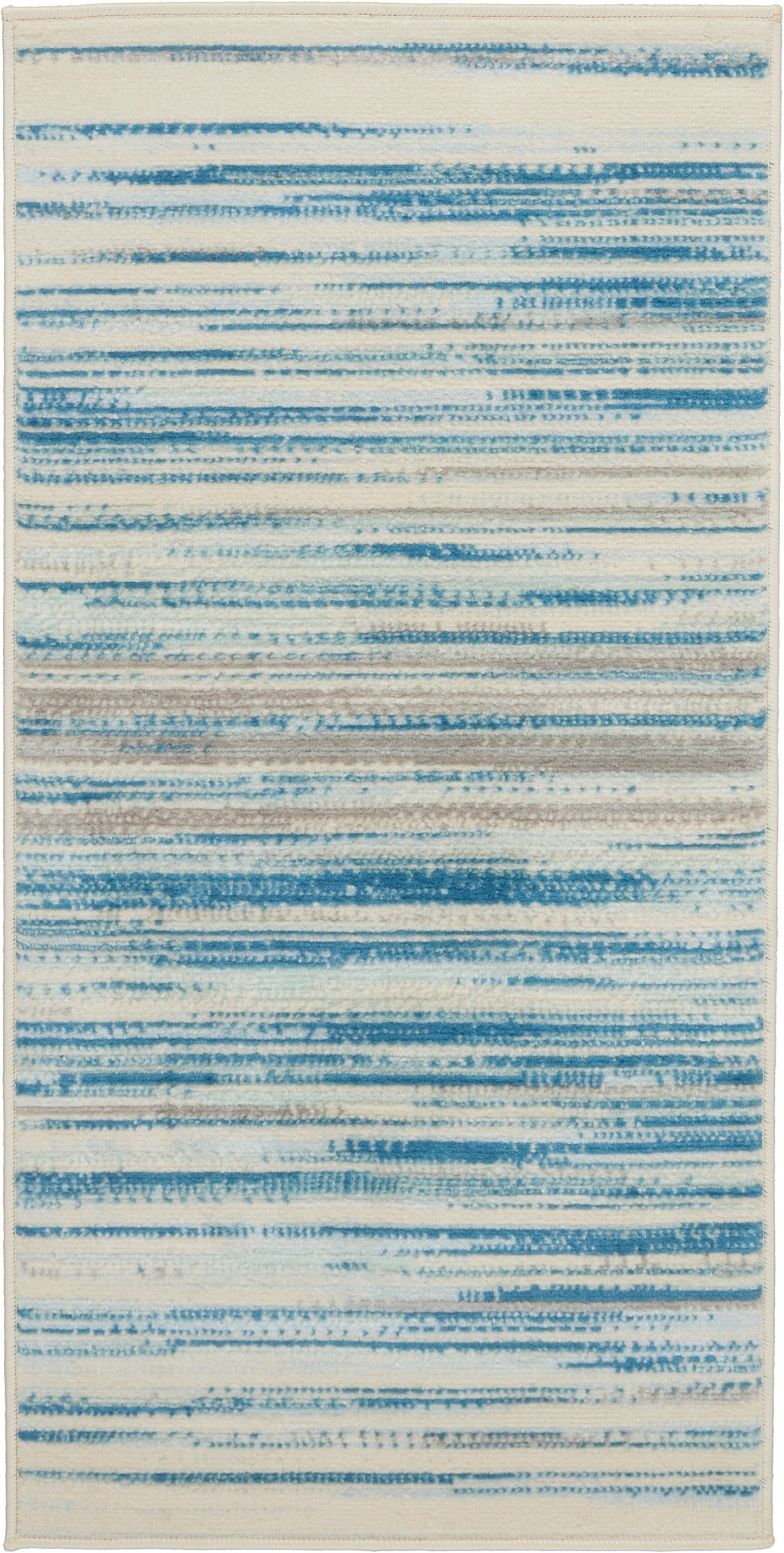 Nourison Jubilant 2' x 4' Blue Modern Indoor Rug
