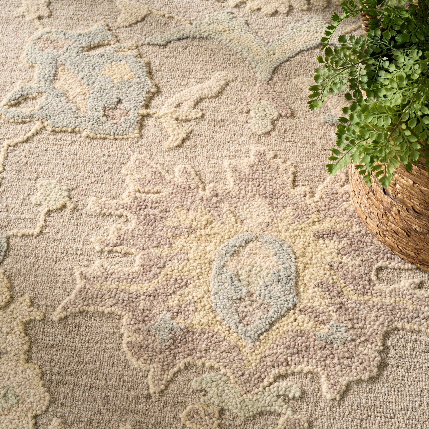 Nourison Maison 5'9" x 8'9" Taupe Ivory Vintage Indoor Rug
