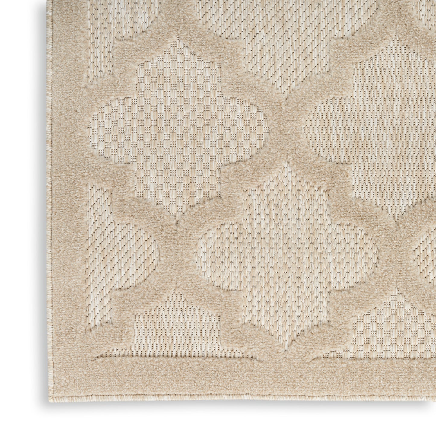 Nourison Easy Care 10' x 14' Cream Modern Rug