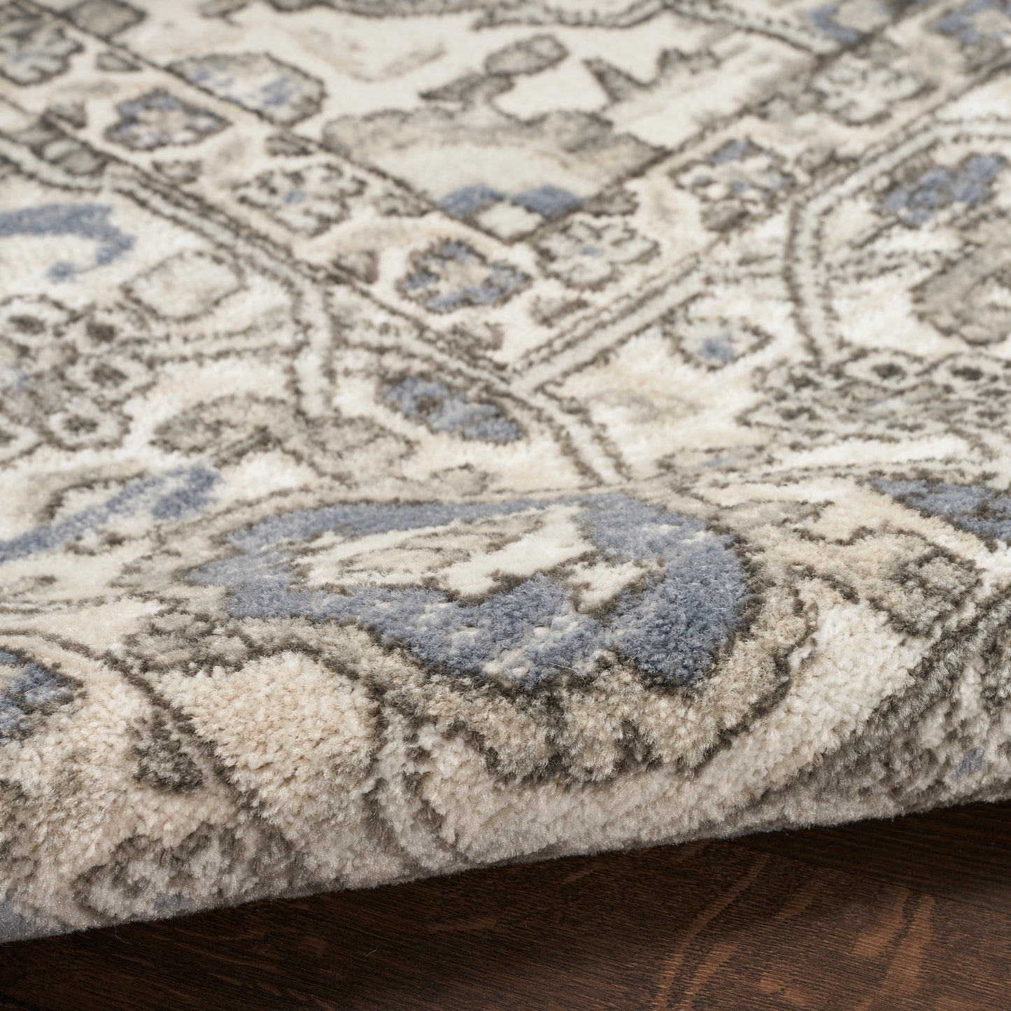 Nourison Quarry 8'10" x 11'10" Blue Vintage Indoor Rug