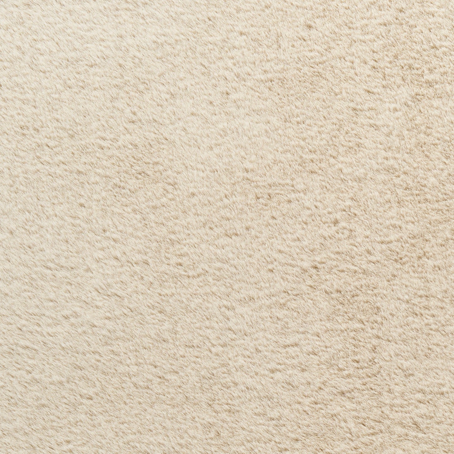 Nourison Soft Plush Rabbit Fur 4' x 6' Beige Contemporary Indoor Rug
