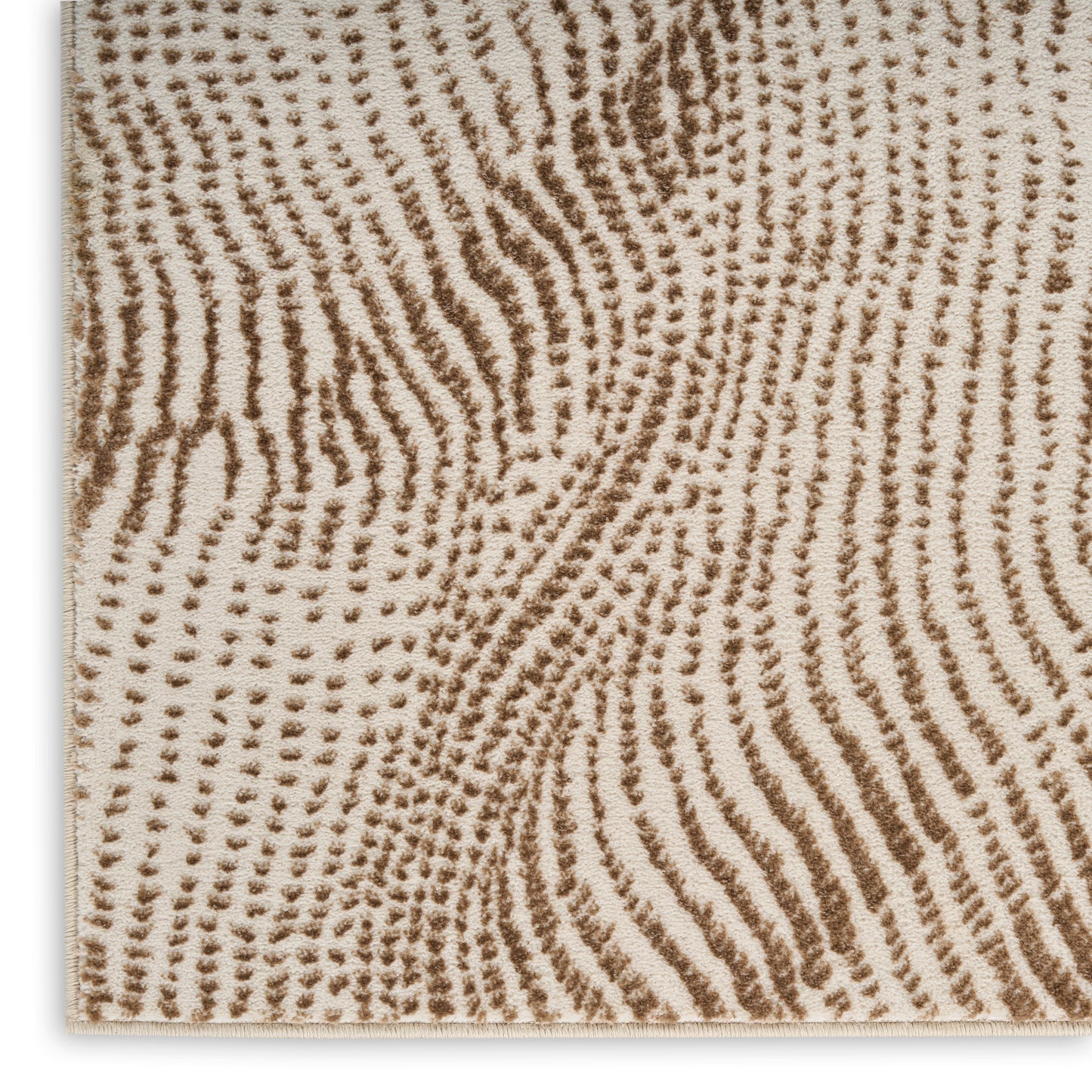 DKNY Central Park West 7'10" x 9'10" Beige Brown Modern Indoor Rug