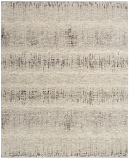 Calvin Klein CK079 Notes 7'10" x 9'10" Ivory Charcoal Modern Indoor Rug