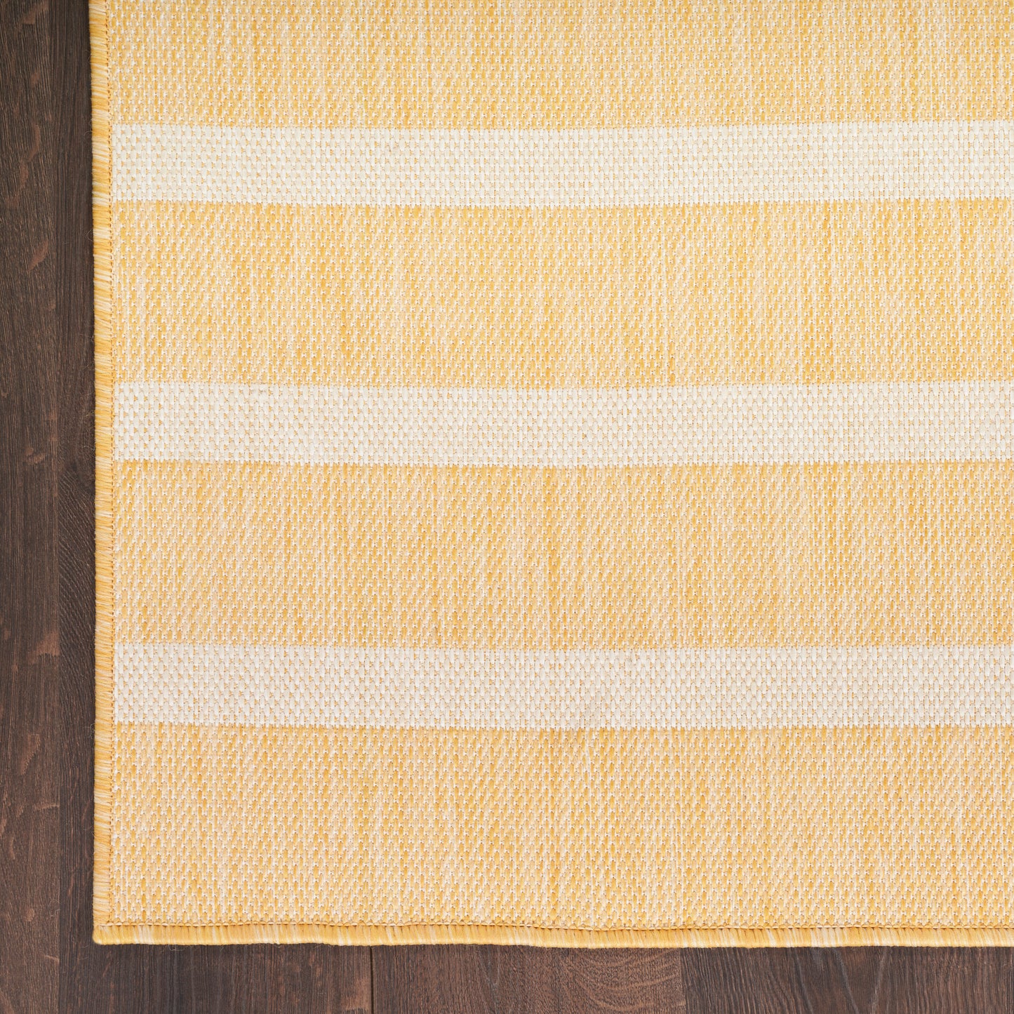 Nourison Positano 10' x 14' Yellow Ivory Modern Rug