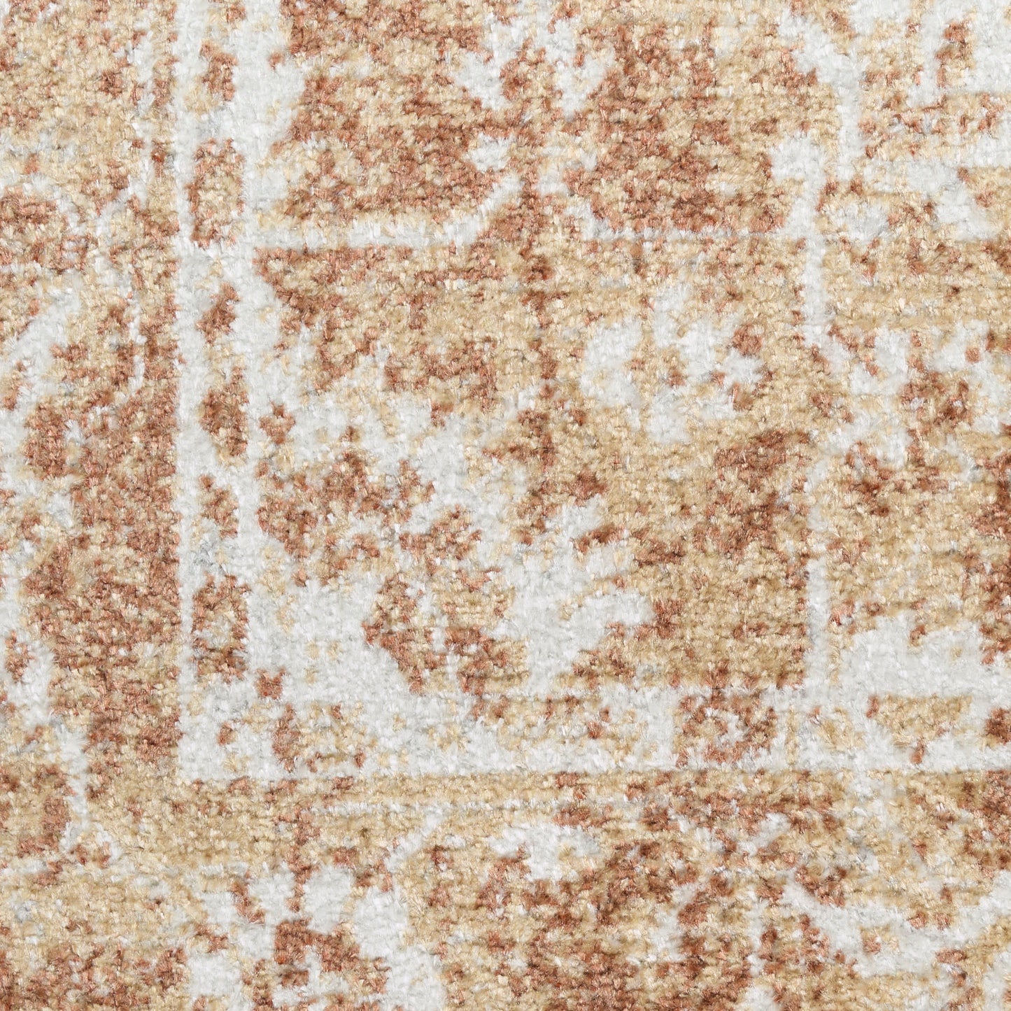 Nourison Astra Machine Washable 3'3" x 5' Rust Vintage Indoor Rug