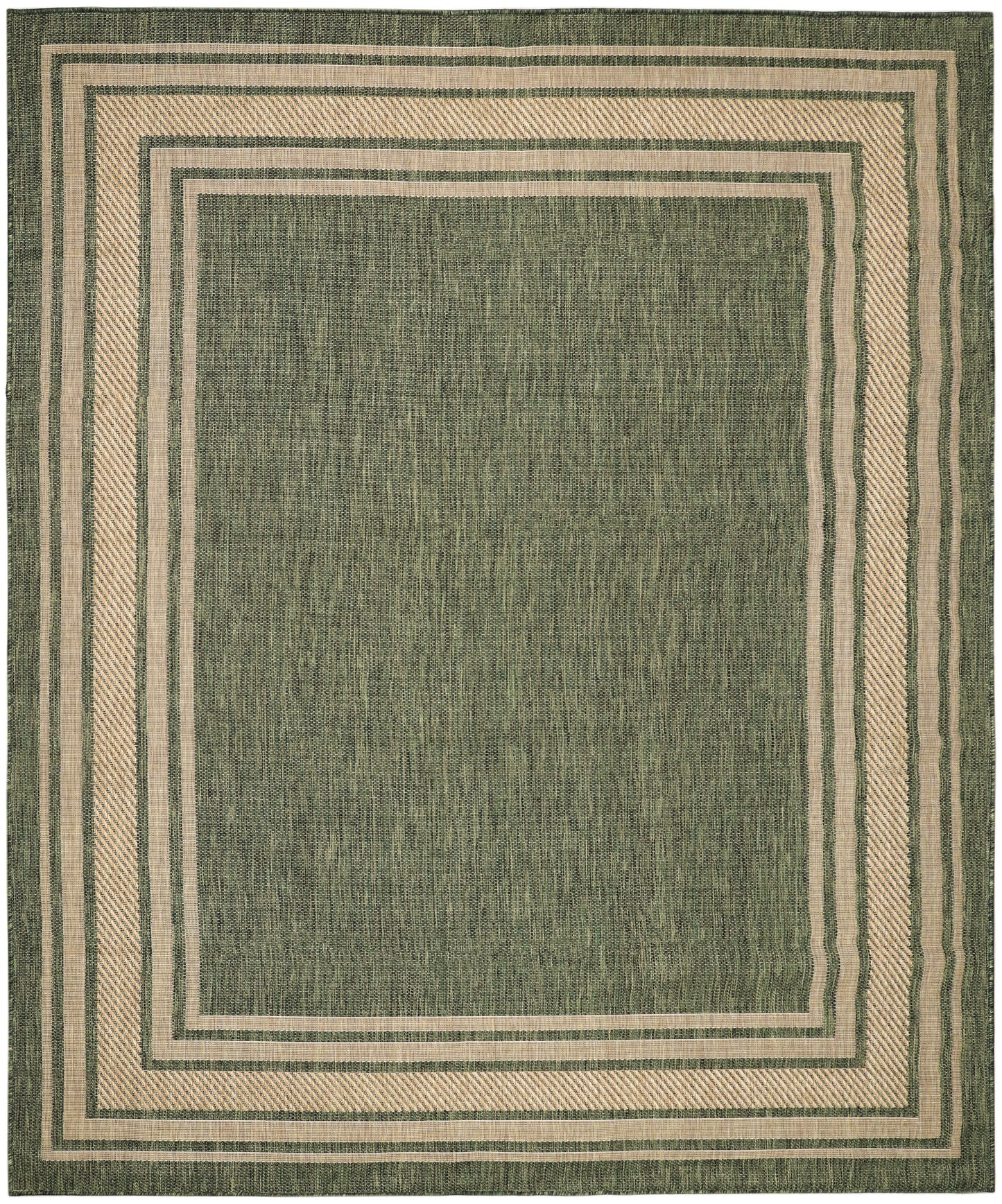 Nourison Horizon Indoor/Outdoor 9' x 12' Green Modern Rug
